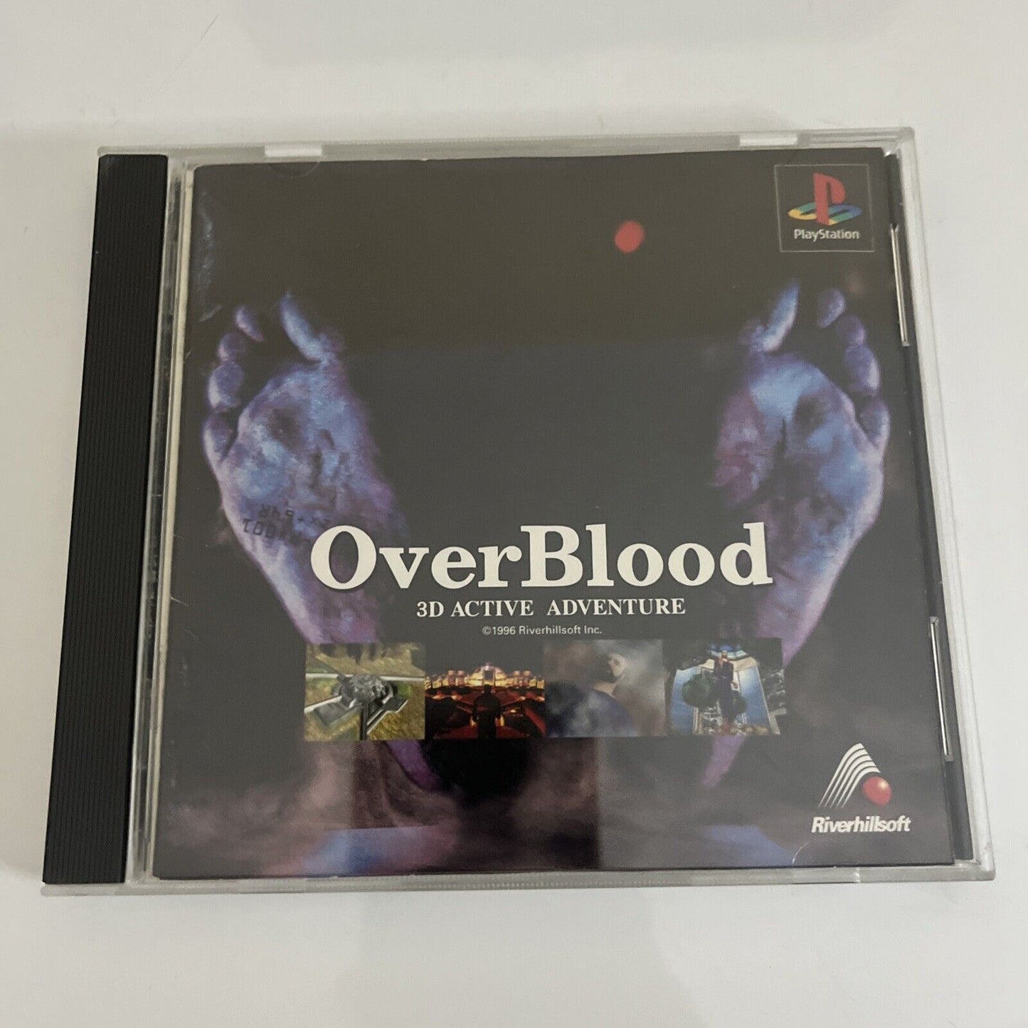Over Blood A 3D Active Adventure PS1 Sony PlayStation NTSC-J JAPAN Horror Game
