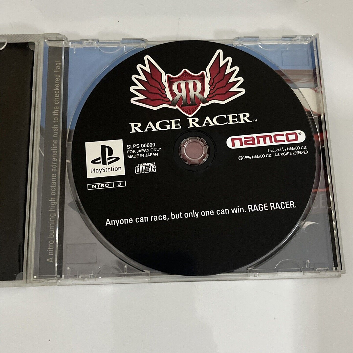 Rage Racer Sony PlayStation PS1 NTSC-J JAPAN Car Racing Game 1998 Complete