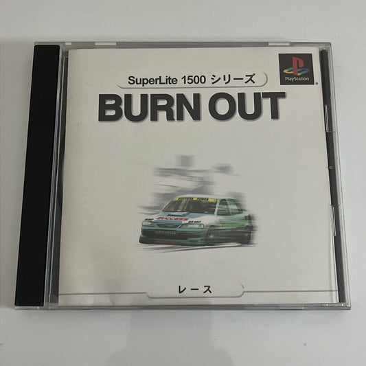Burn Out - Sony PlayStation PS1 NTSC-J JAPAN Car Drag Racing 2000 Game