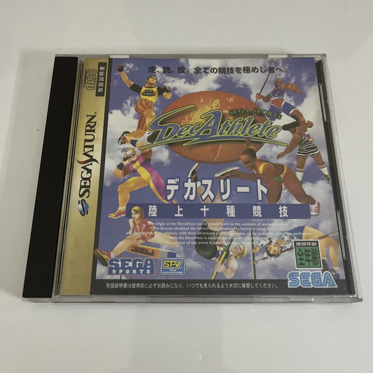 Sega Sports Decathlete  Sega Saturn SS NTSC-J JAPAN 1996 Game