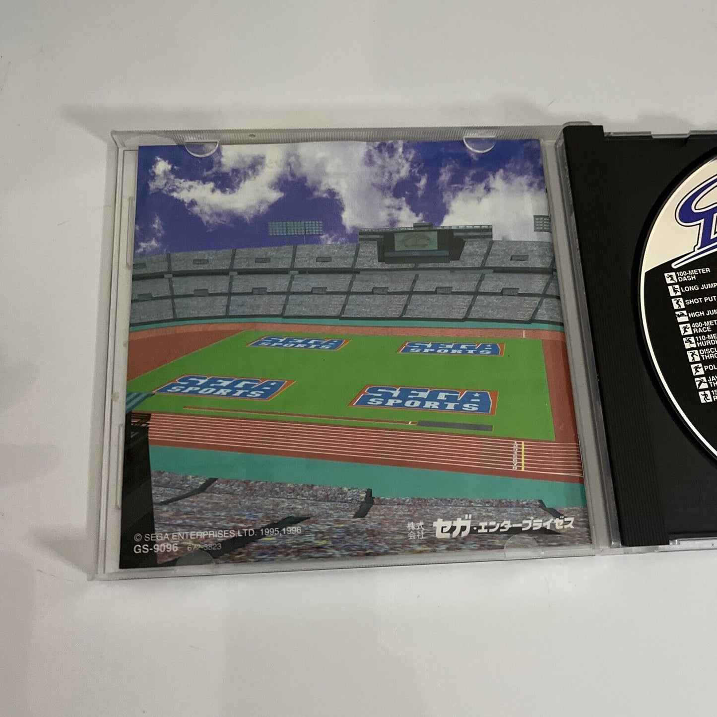 Sega Sports Decathlete  Sega Saturn SS NTSC-J JAPAN 1996 Game