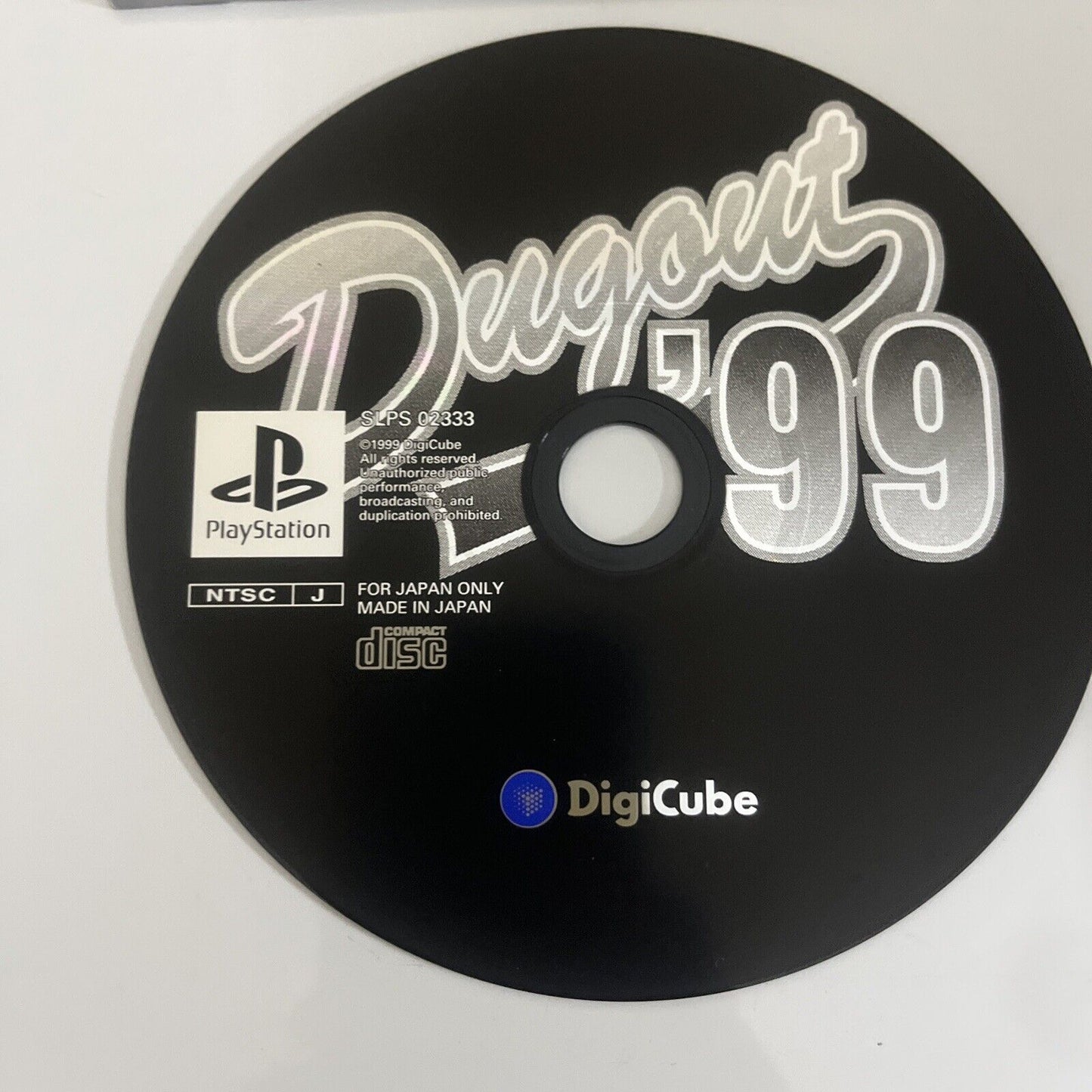 Pro Yakyuu Simulation Dugout 99 Baseball PS1 Sony PlayStation NTSC-J JAPAN Game