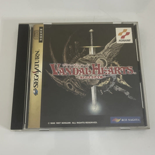 Vandal Hearts  Sega Saturn SS NTSC-J JAPAN Tactical RPG 1997 Game T-9526G