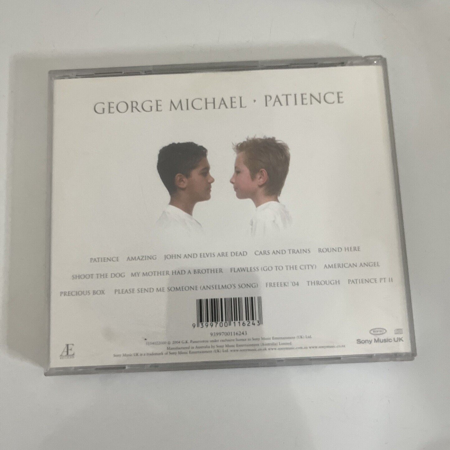 Patience by George Michael (CD, 2004, Epic)