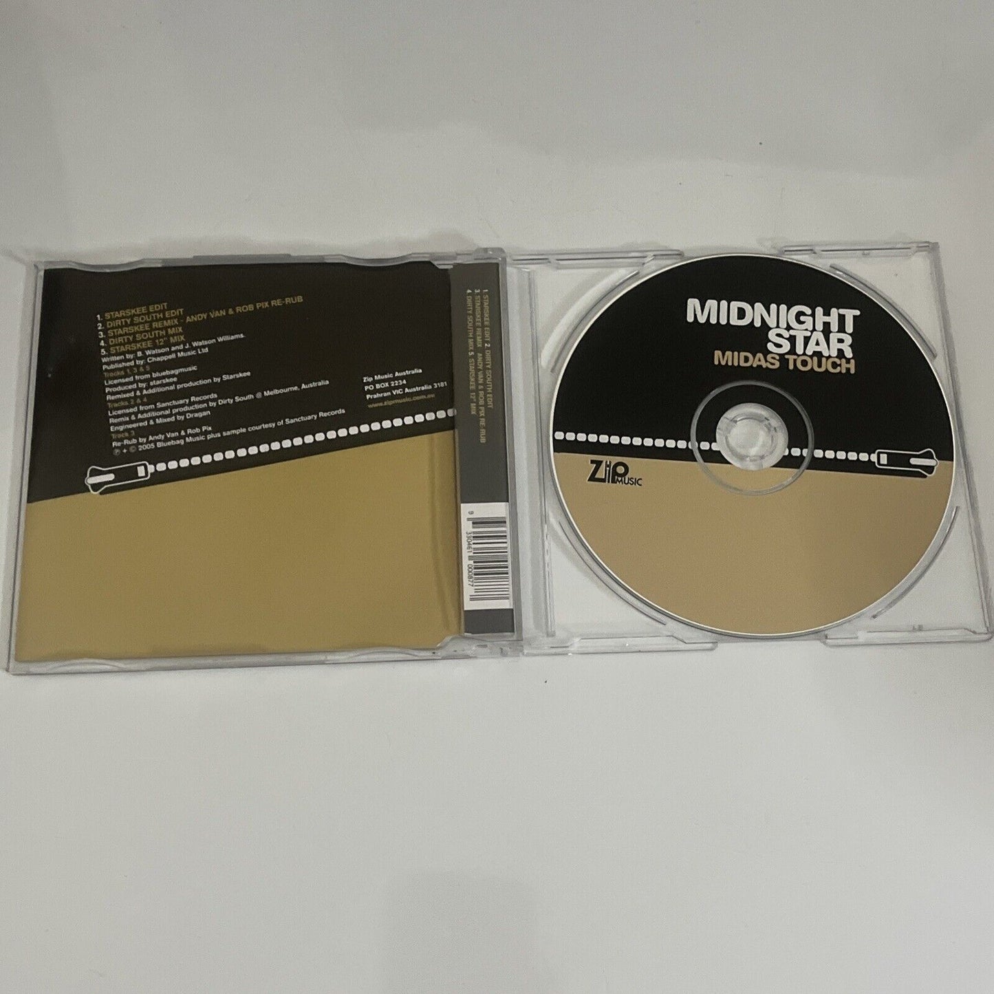 Midnight Star – Midas Touch (CD, 2005) ZIP001CD