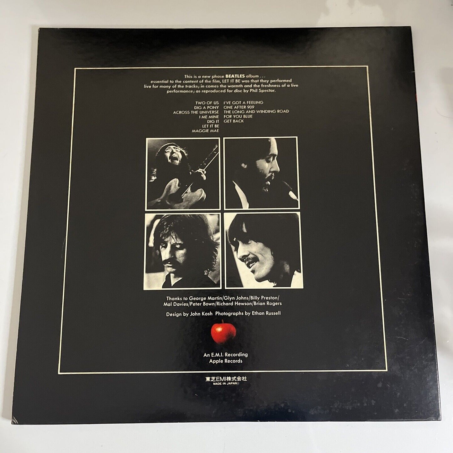 The Beatles – Let It Be LP 1976 Vinyl Record Obi Gatefold EAS-80561