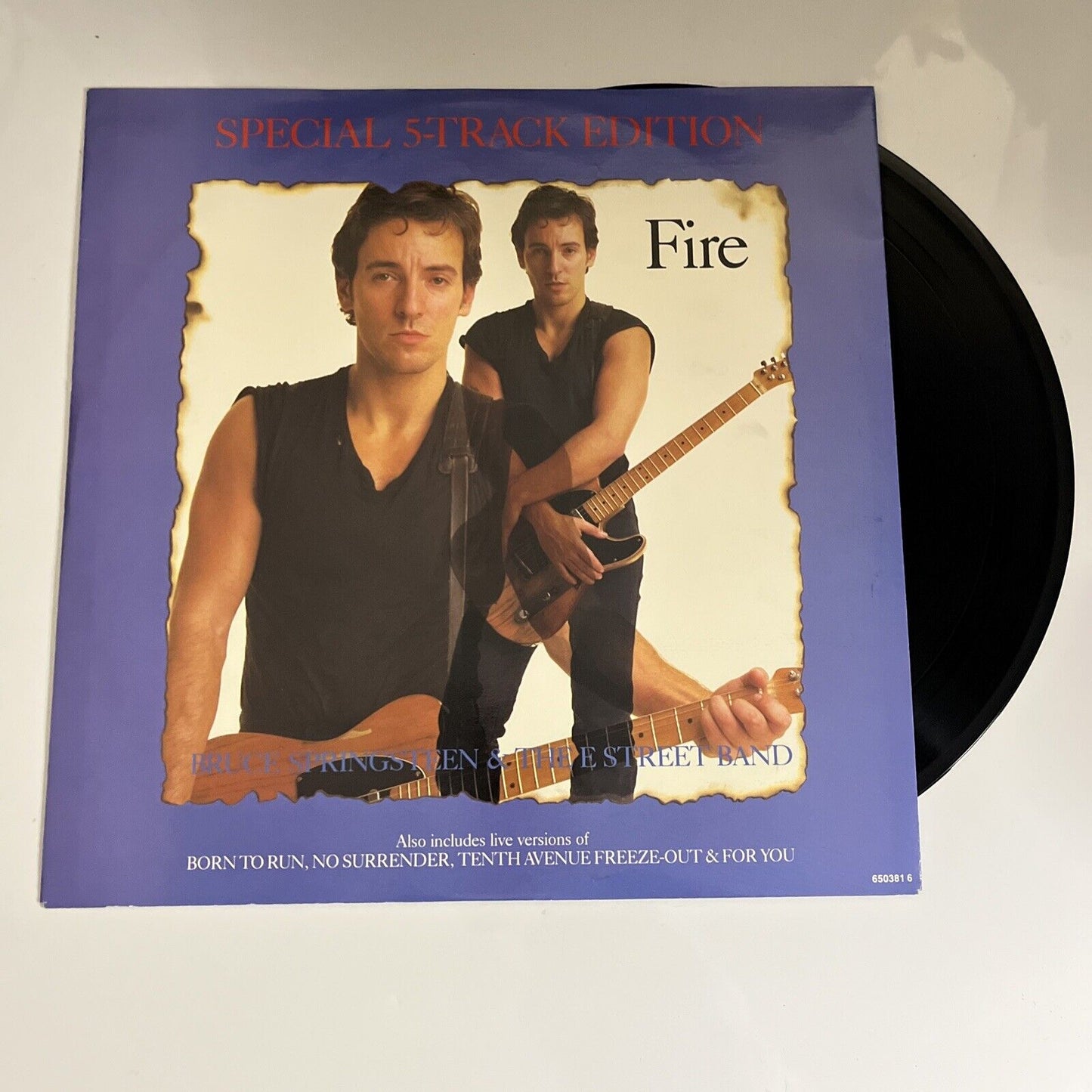 Bruce Springsteen & The E-Street Band – Fire 12" Vinyl Record 1987 CBS 45 RPM