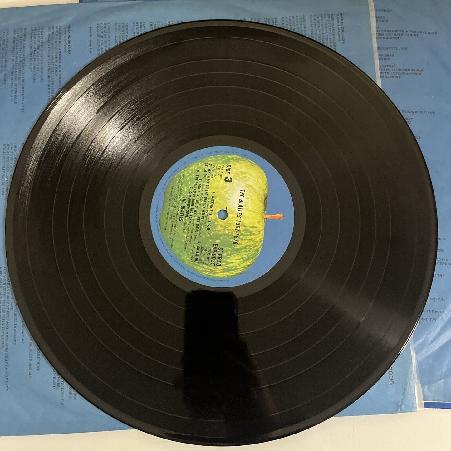 The Beatles – 1967-1970 2xLP Vinyl Record Gatefold Japan EAP-9034B