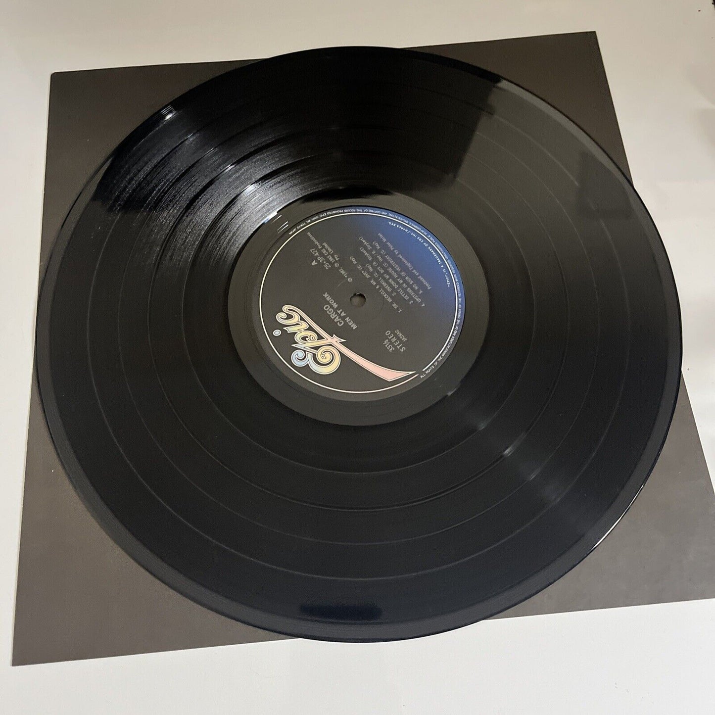 Men At Work – Cargo 1983 LP Vinyl Record Obi Japan Epic 25-3P-427