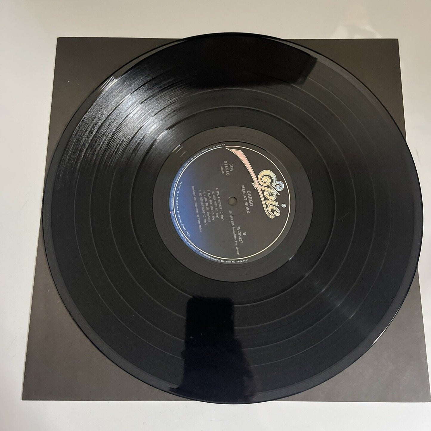 Men At Work – Cargo 1983 LP Vinyl Record Obi Japan Epic 25-3P-427