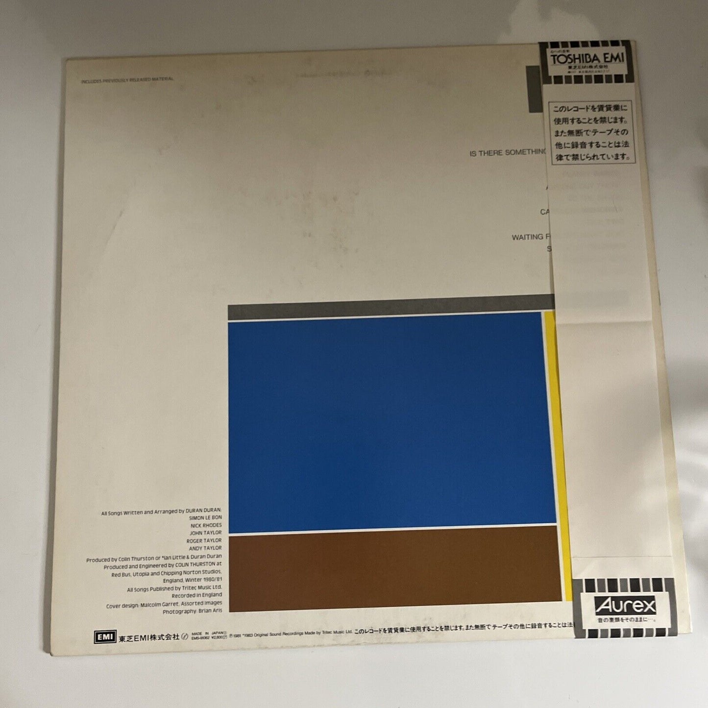 Duran Duran 1983 LP Vinyl Record Obi Japan EMI EMS-91062