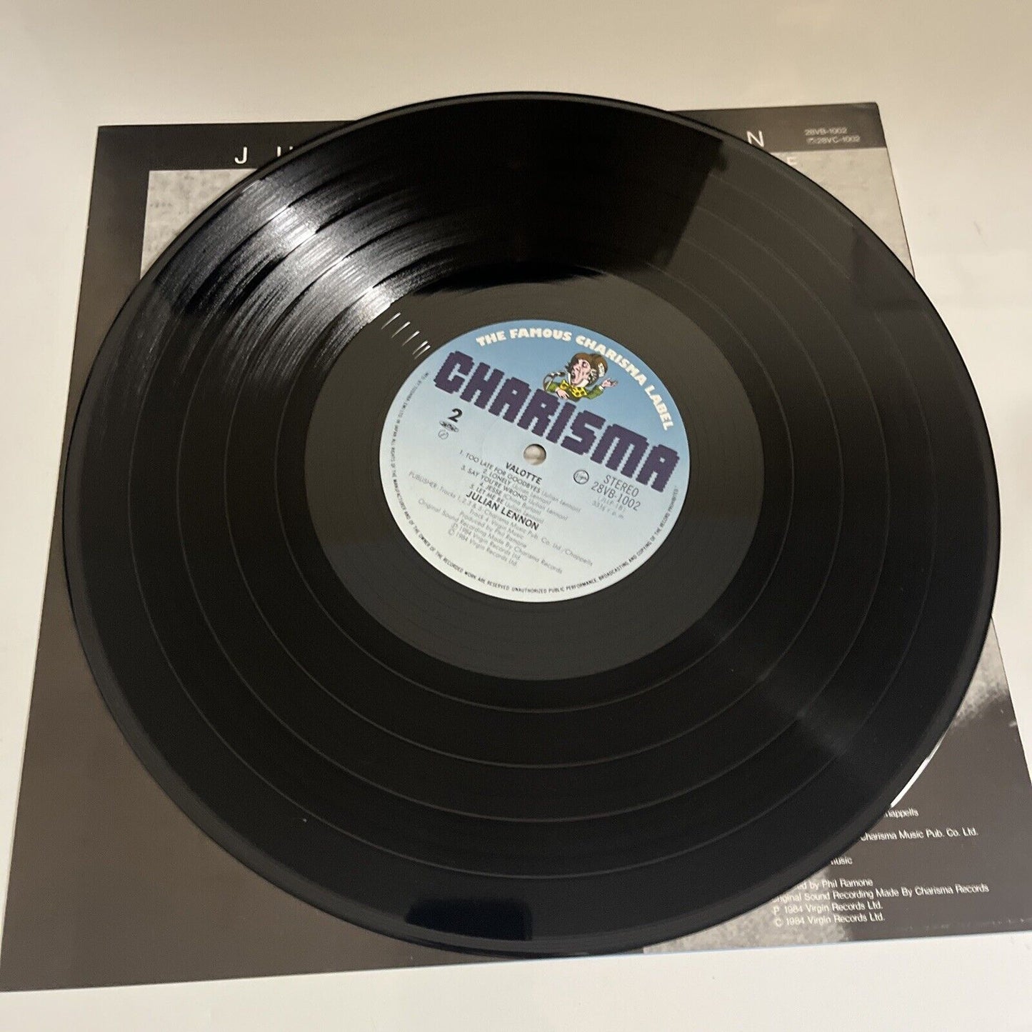 Julian Lennon – Valotte 1984 LP Vinyl Record Obi 28VB-1002