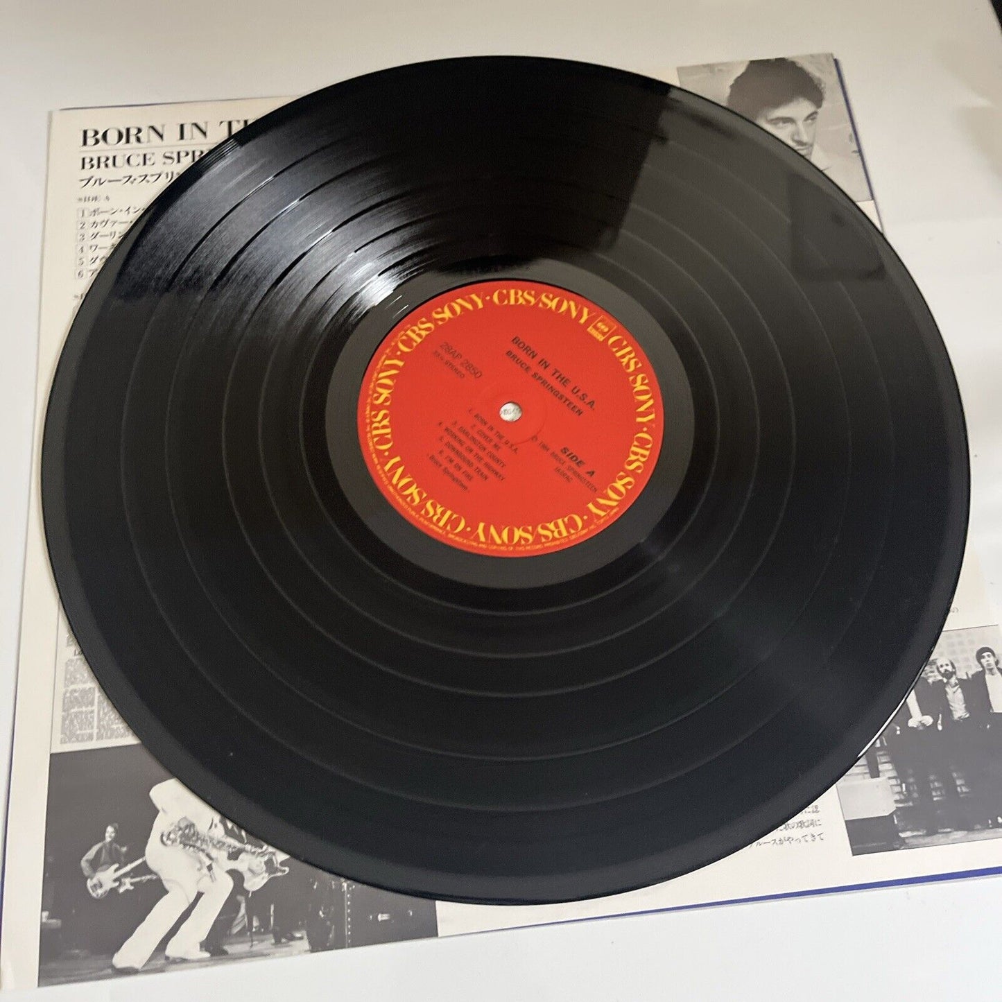 Bruce Springsteen – Born in The USA 1984 LP Vinyl Record Obi Japan 28AP 2850