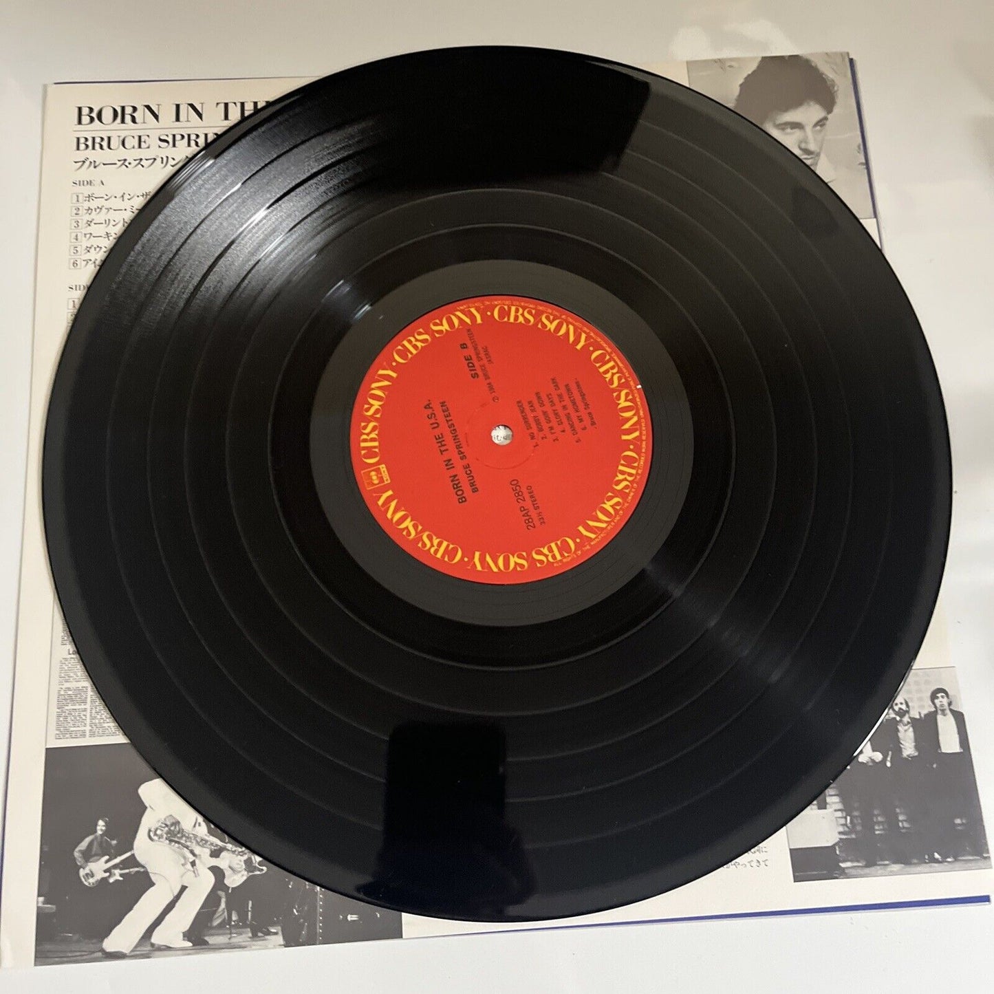 Bruce Springsteen – Born in The USA 1984 LP Vinyl Record Obi Japan 28AP 2850