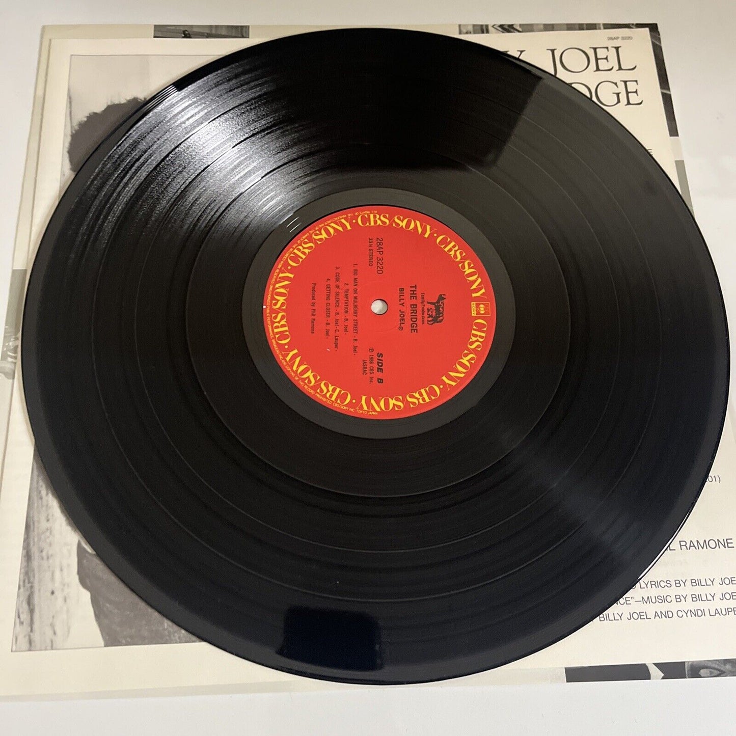 Billy Joel – The Bridge 1986 LP Vinyl Record Obi Japan 28AP 3220