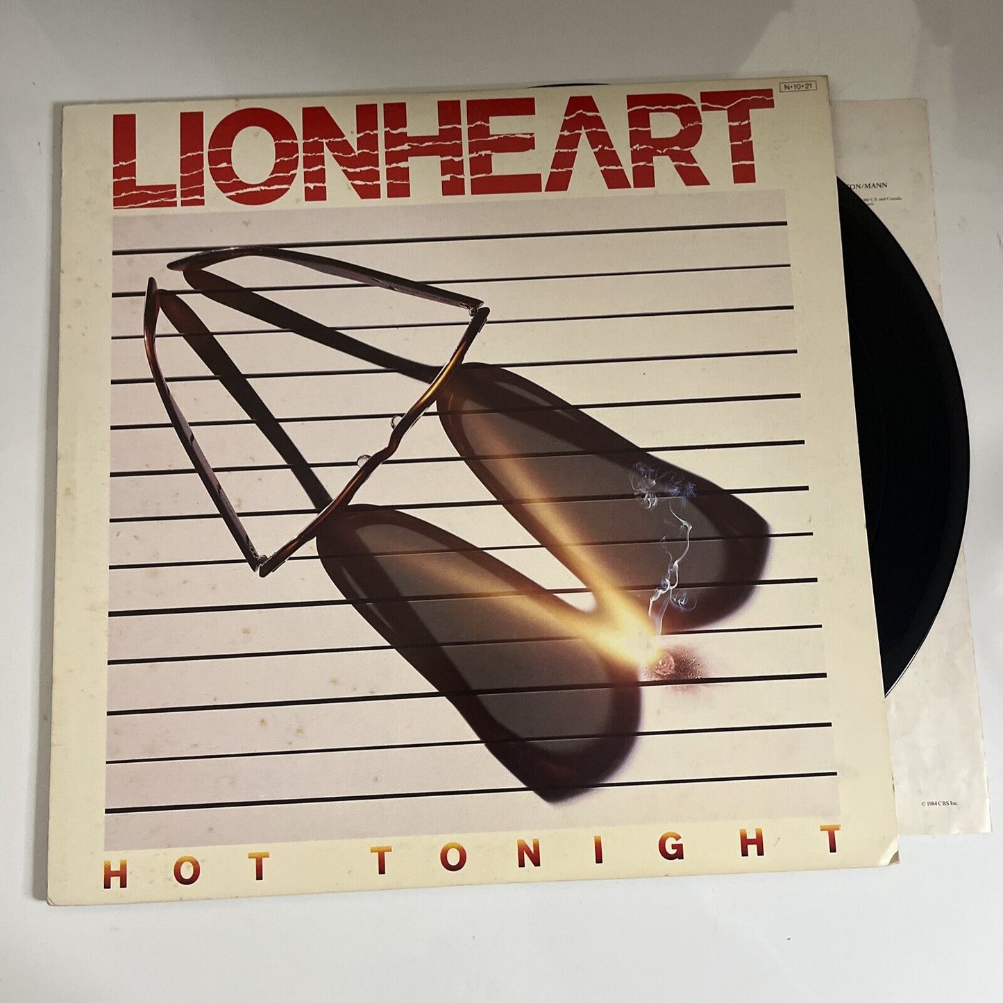 Lionheart – Hot Tonight 1984 LP Vinyl Record 28AP 2928