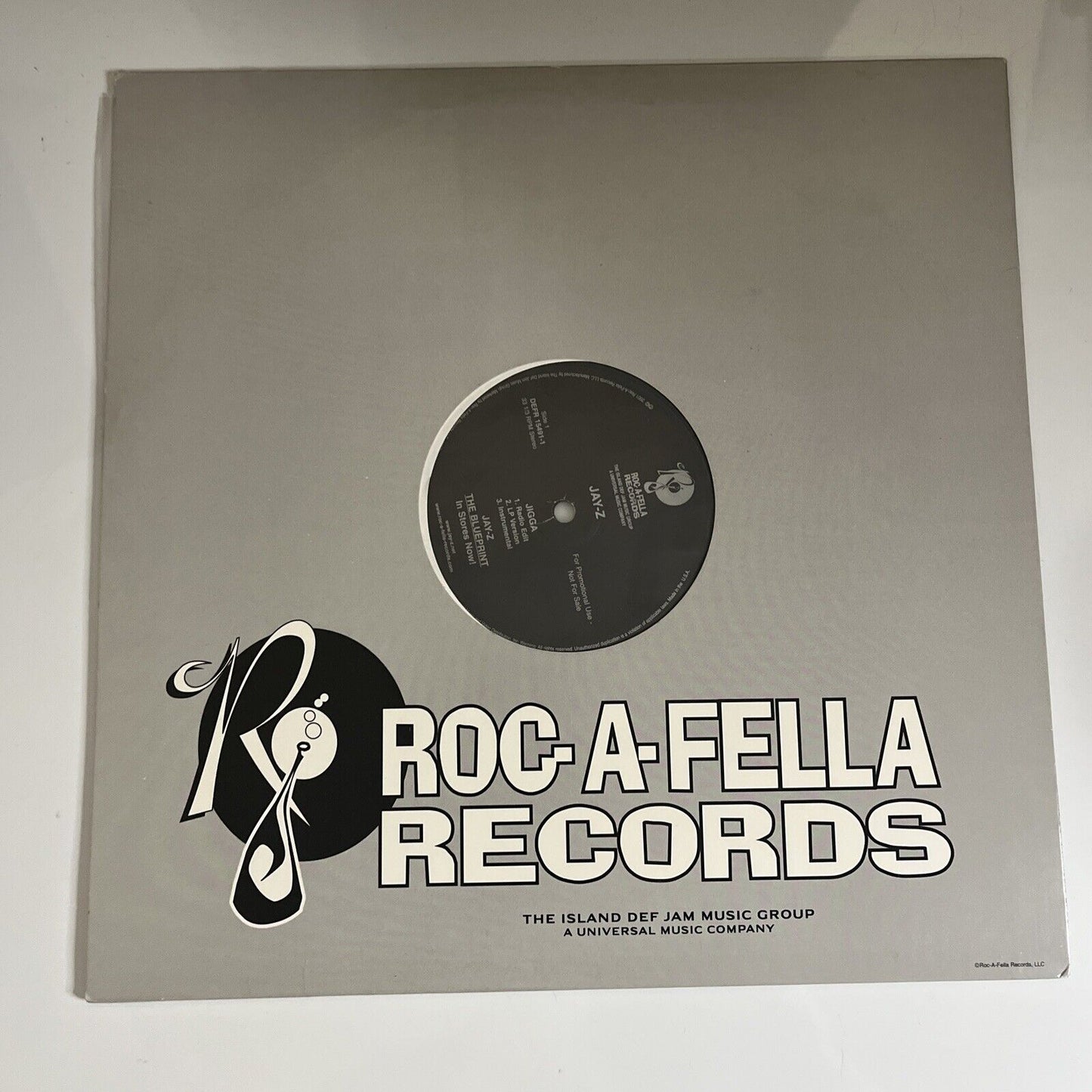 Jay-Z – Jigga 2001 Vinyl Record Promo DEFR 15491-1