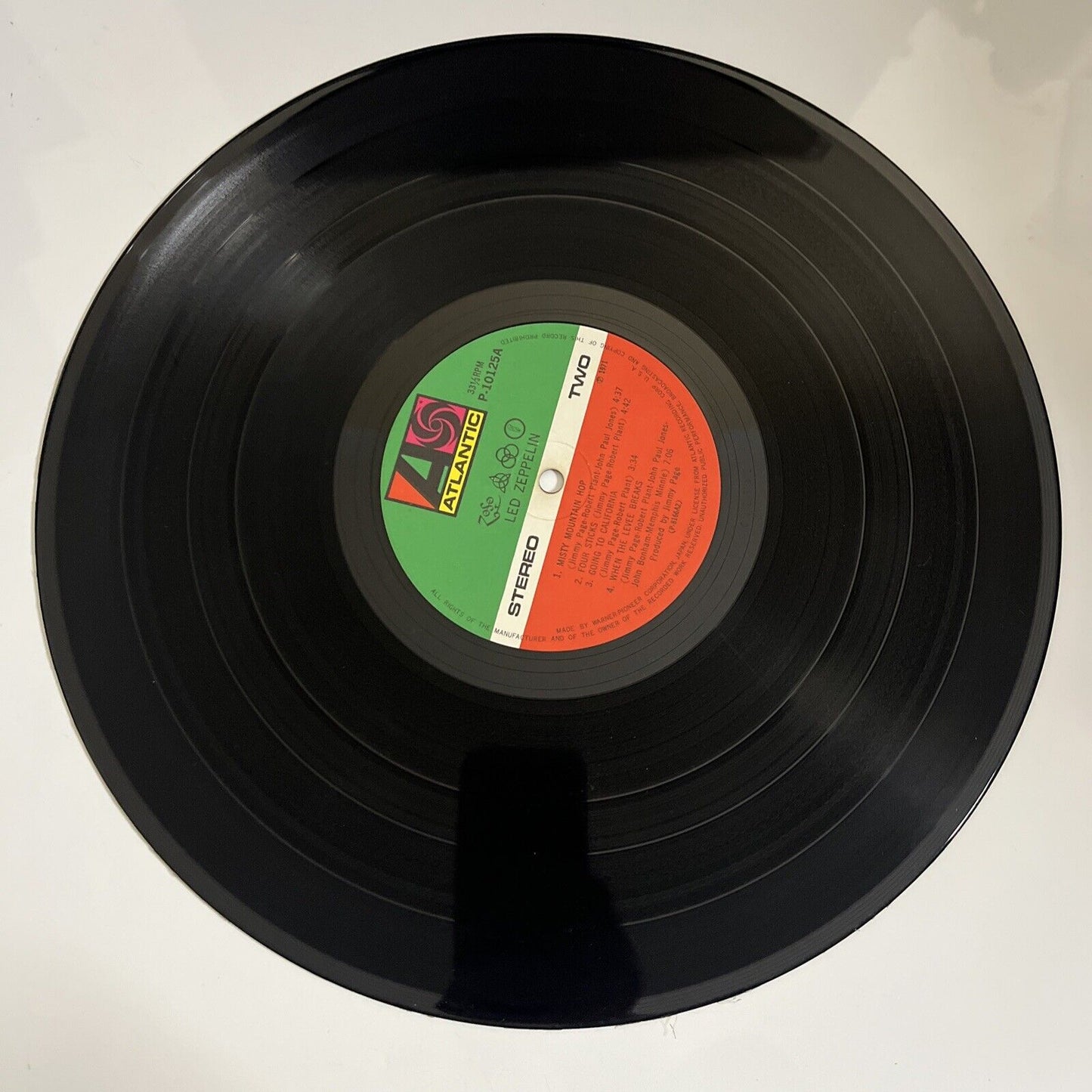 Led Zeppelin IV 1976 LP Vinyl Gatefold P-10125A