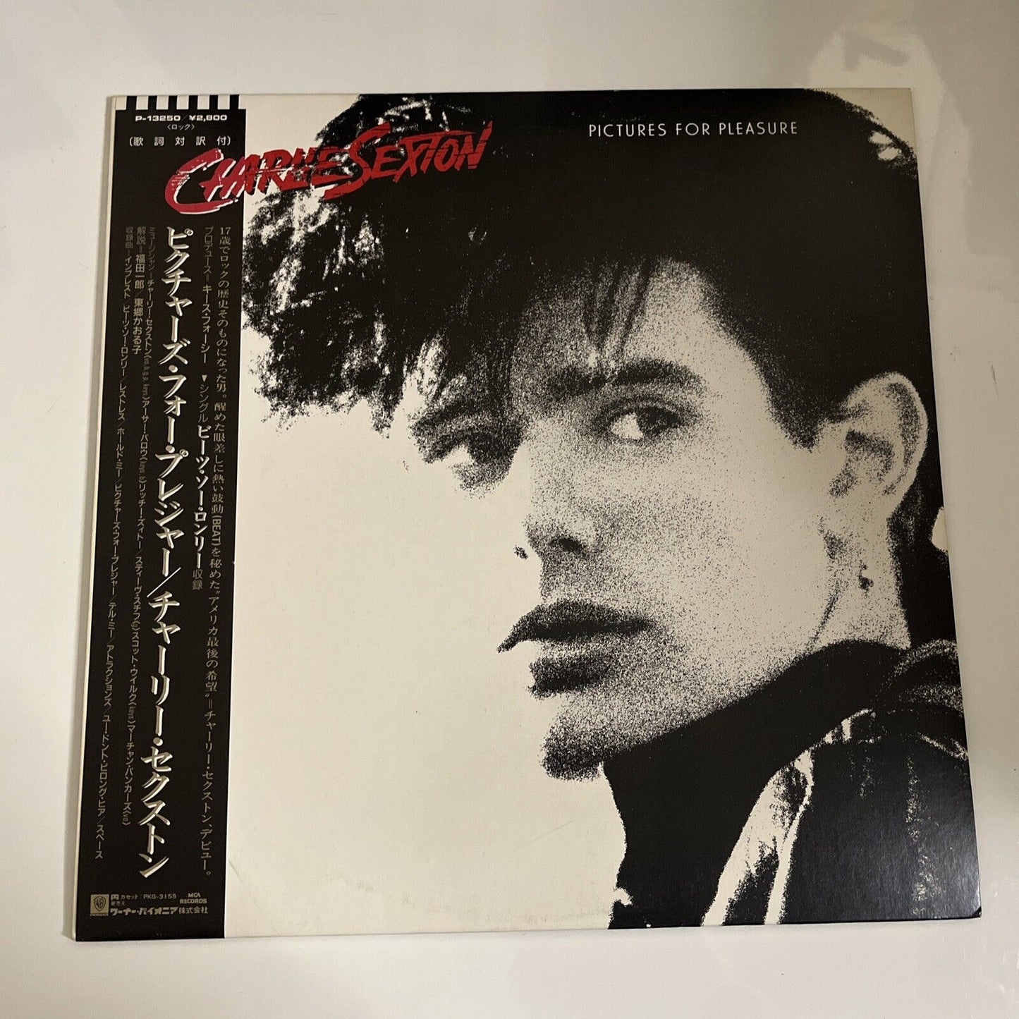 Charlie Sexton – Pictures For Pleasure 1985 LP Vinyl Record Obi Japan P-13250