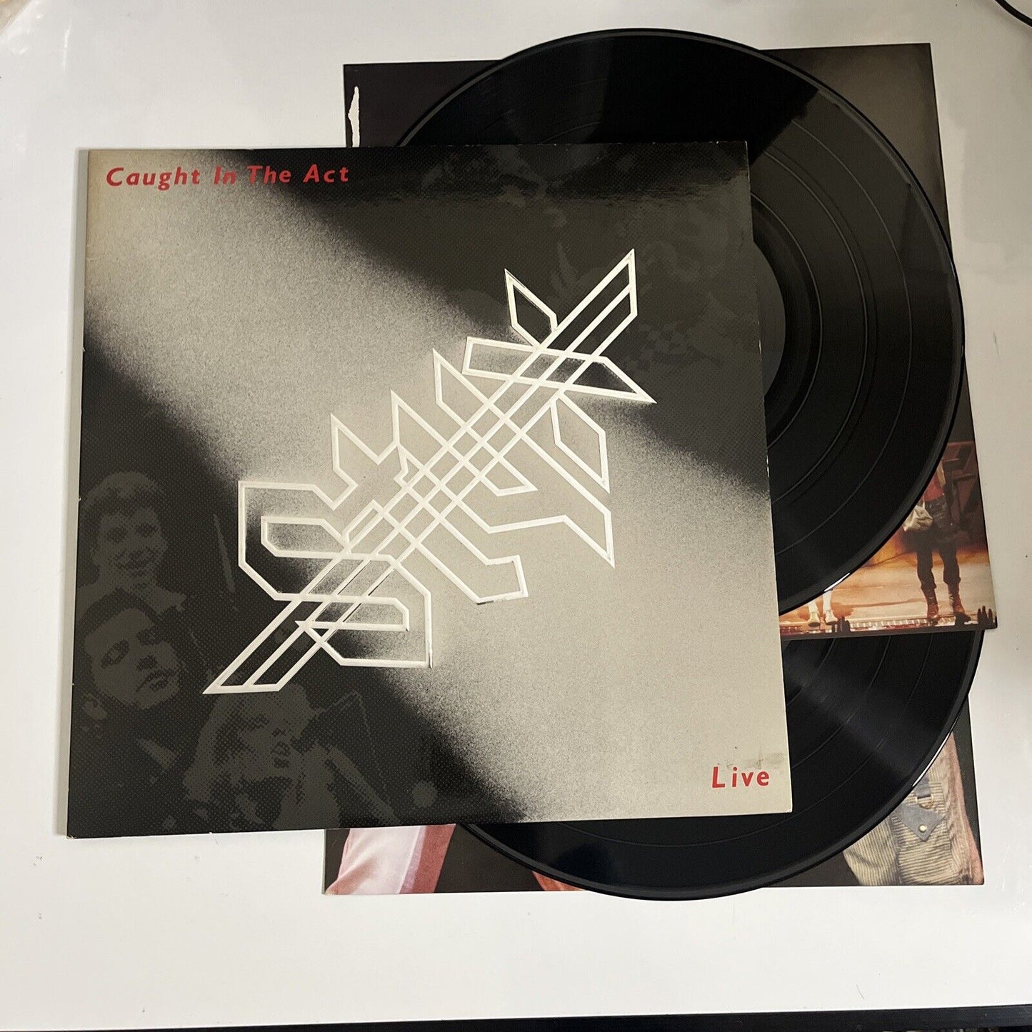 Styx – Caught In The Act Live 1984 2x LP Vinyl Gatefold Japan AMP-8011