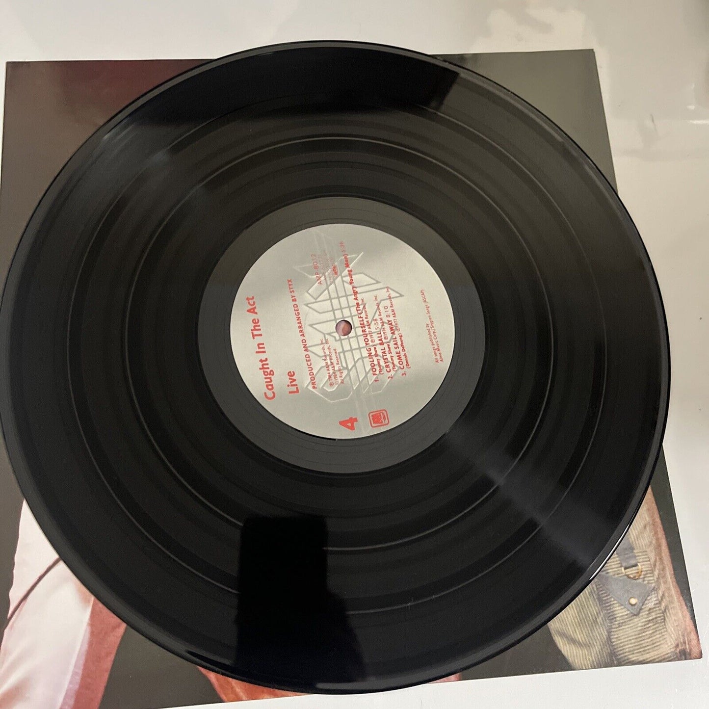 Styx – Caught In The Act Live 1984 2x LP Vinyl Gatefold Japan AMP-8011