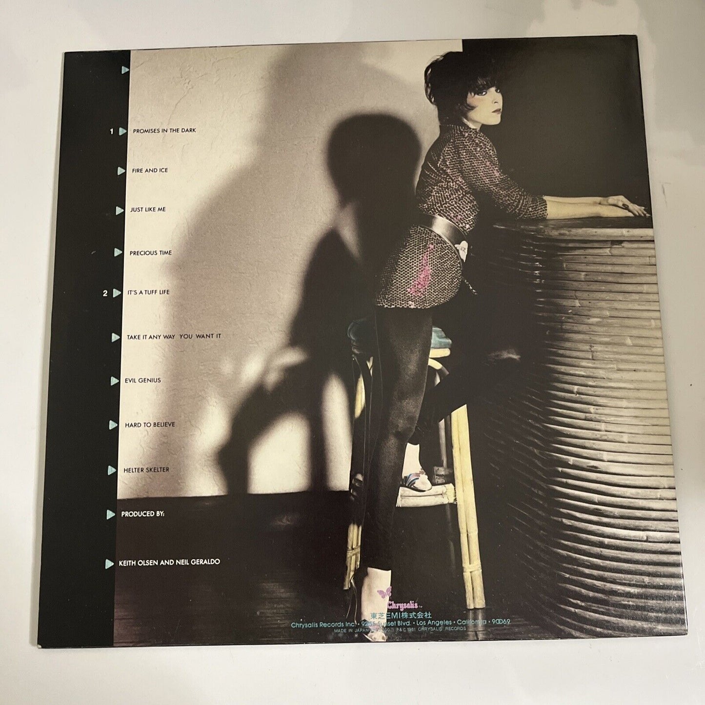 Pat Benatar – Precious Time 1984 LP Vinyl Record Chrysalis Japan WWS-81440