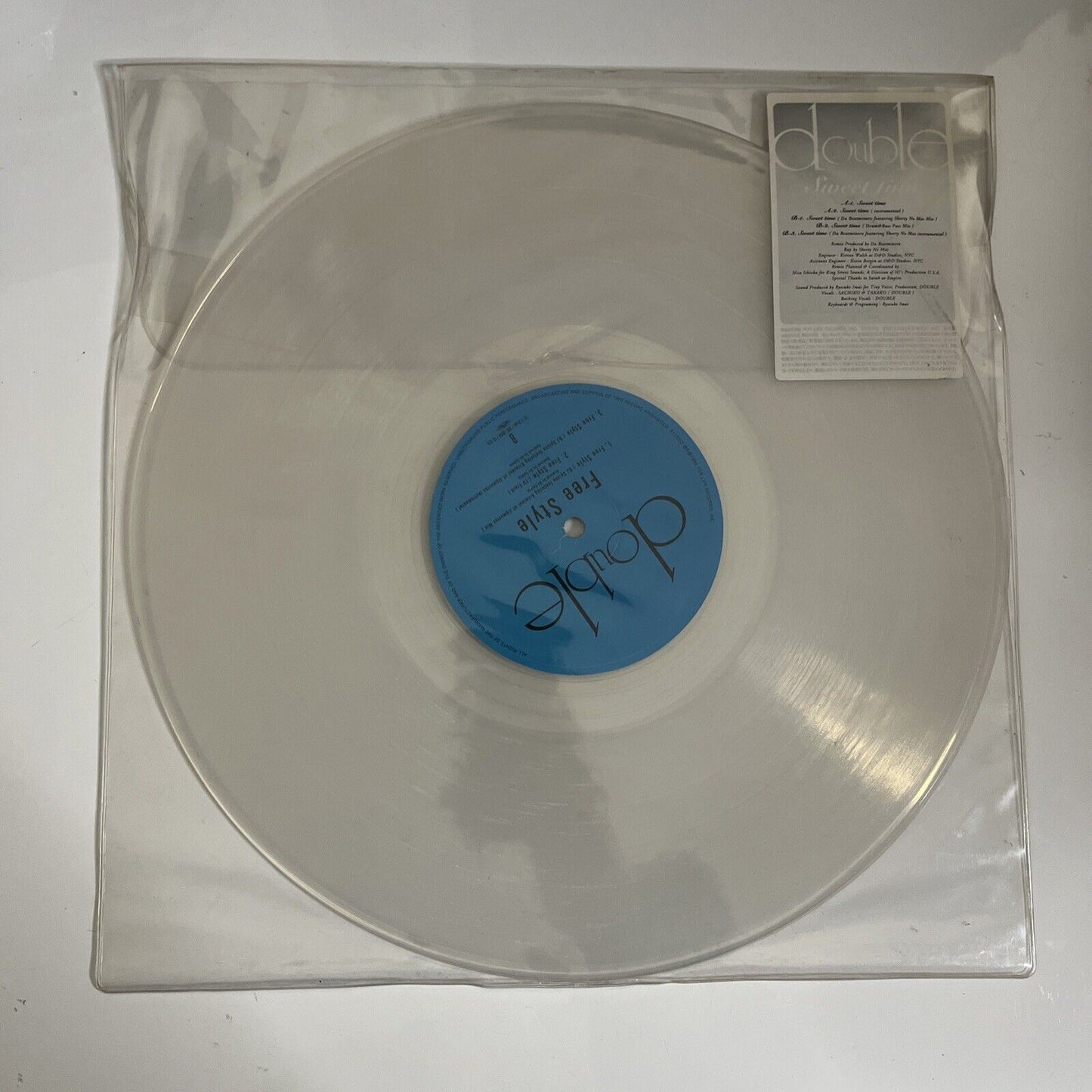 Double – Free Style 1999 Clear Vinyl 12" Record DBL-0004