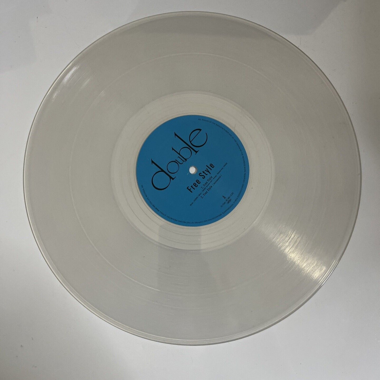 Double – Free Style 1999 Clear Vinyl 12" Record DBL-0004