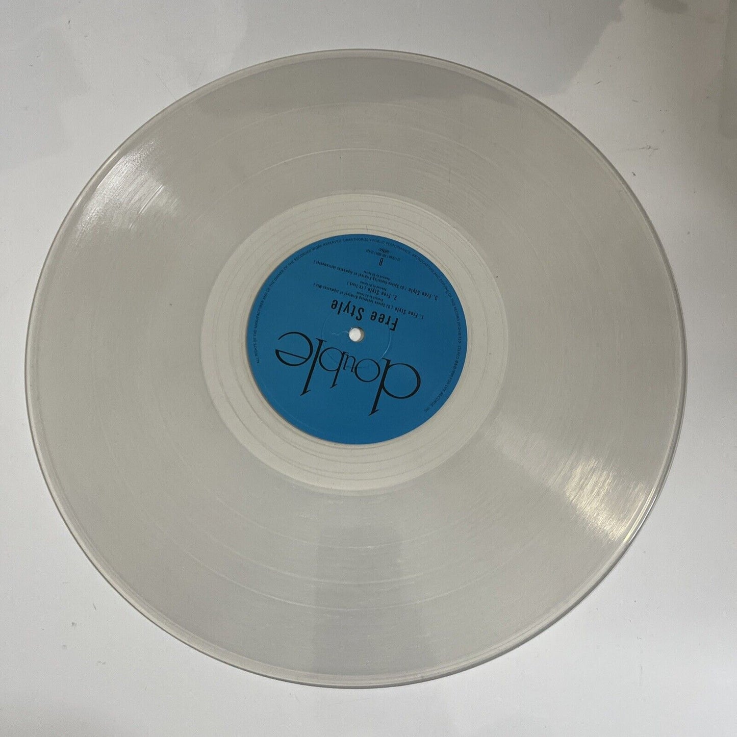 Double – Free Style 1999 Clear Vinyl 12" Record DBL-0004