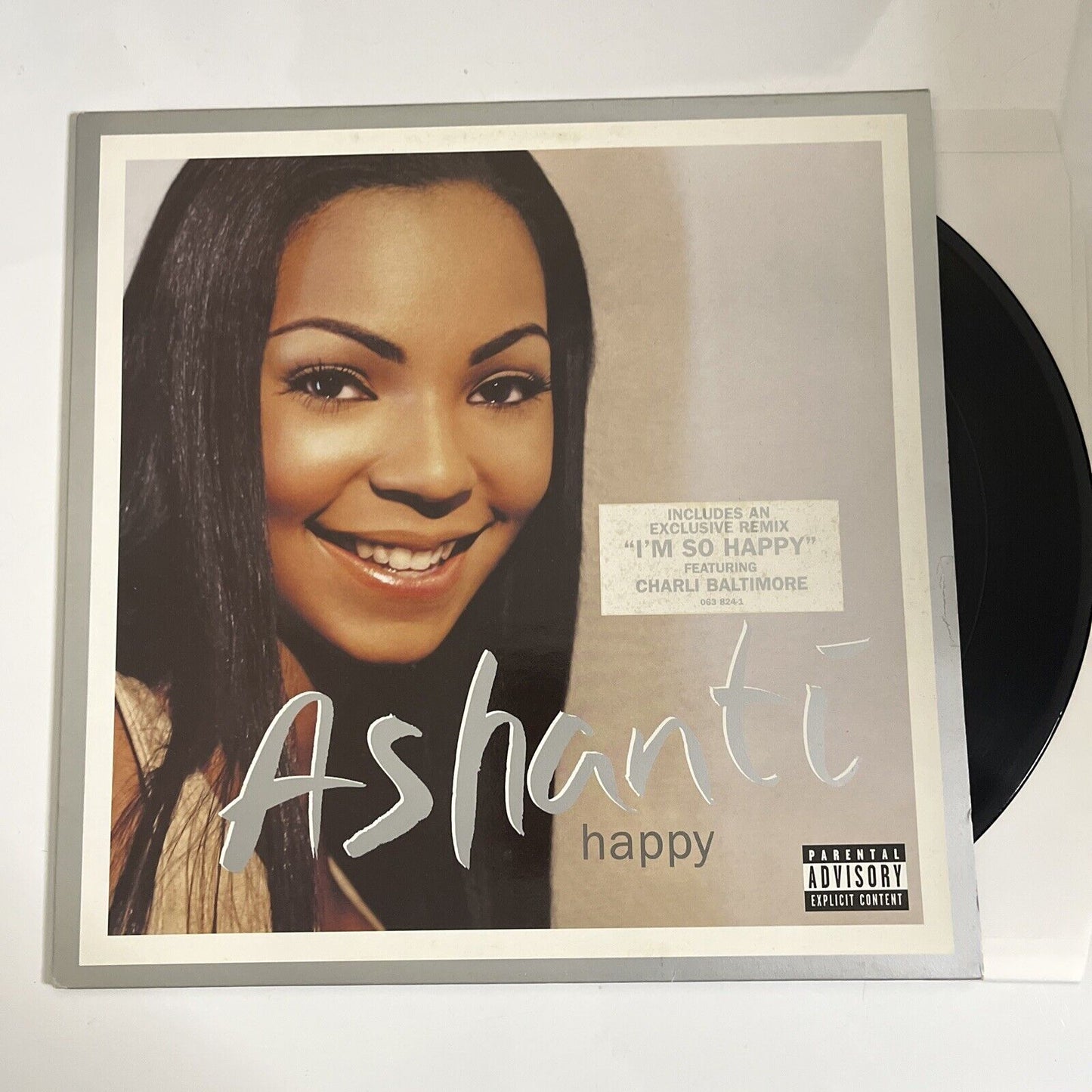 Ashanti – Happy 2002 Vinyl 12" Record 45 RPM