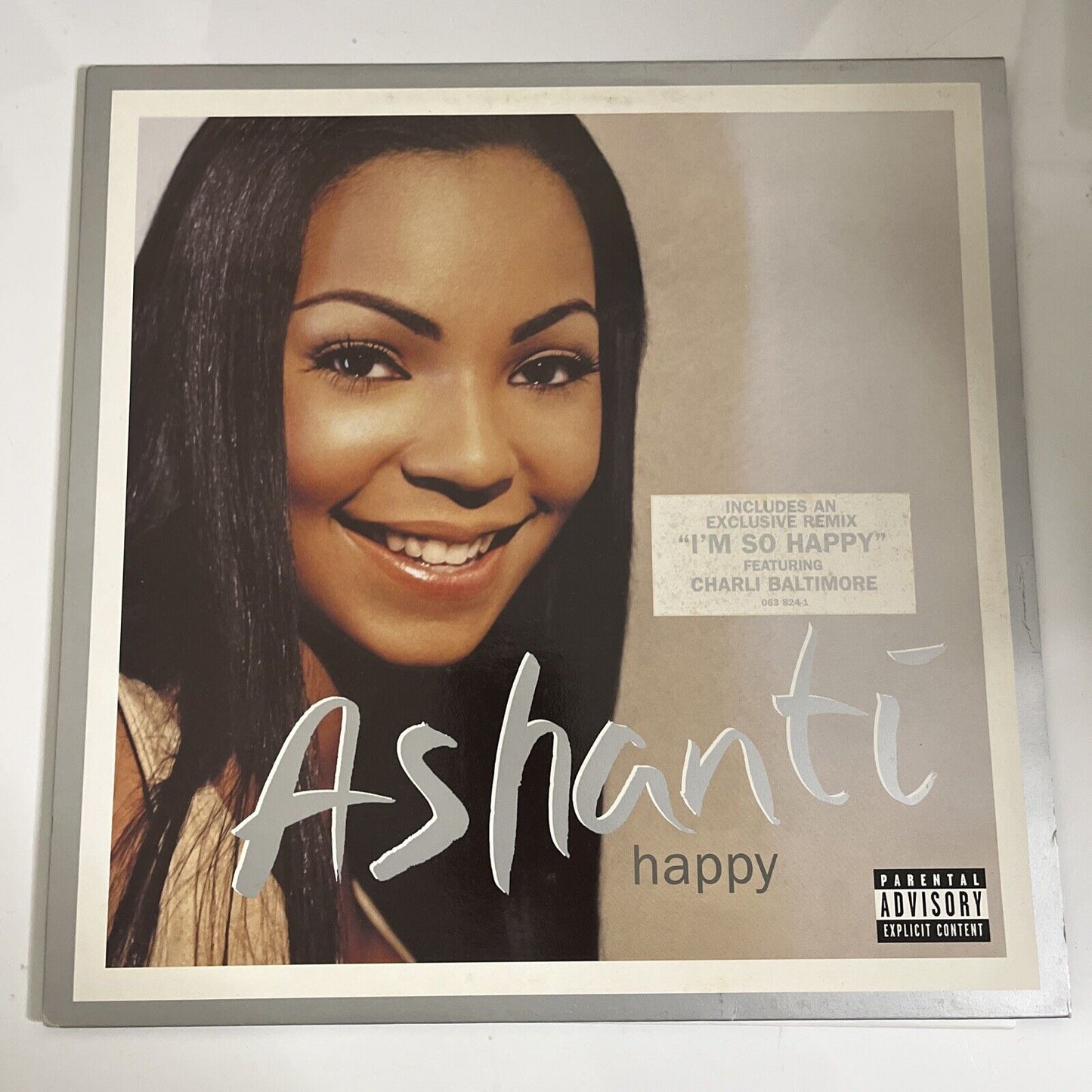 Ashanti – Happy 2002 Vinyl 12" Record 45 RPM