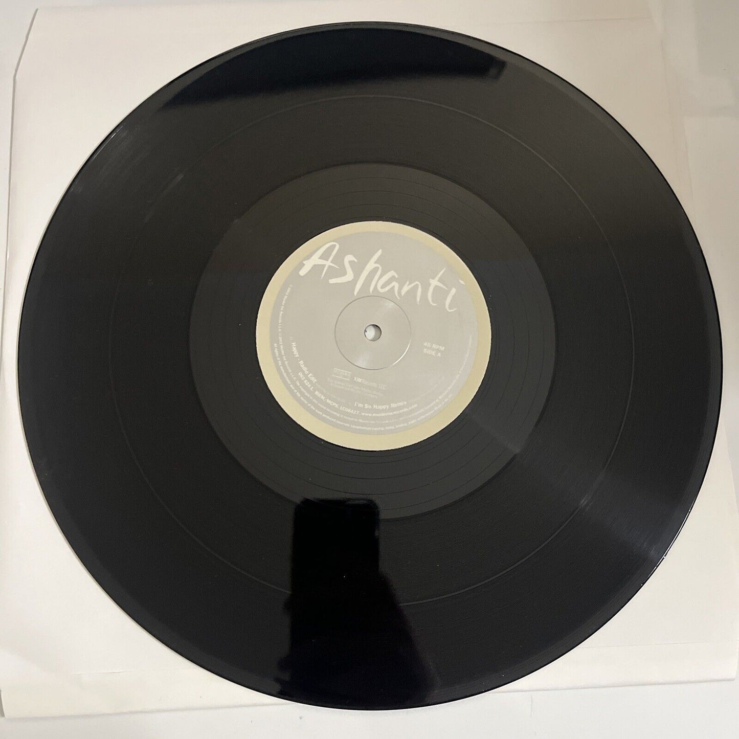 Ashanti – Happy 2002 Vinyl 12" Record 45 RPM