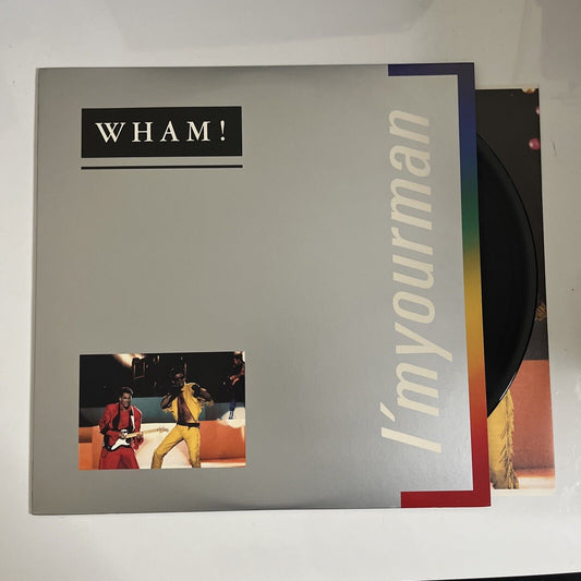 Wham! – I'm Your Man 1985 Vinyl 12" Record 45RPM Epic 12-3P-699