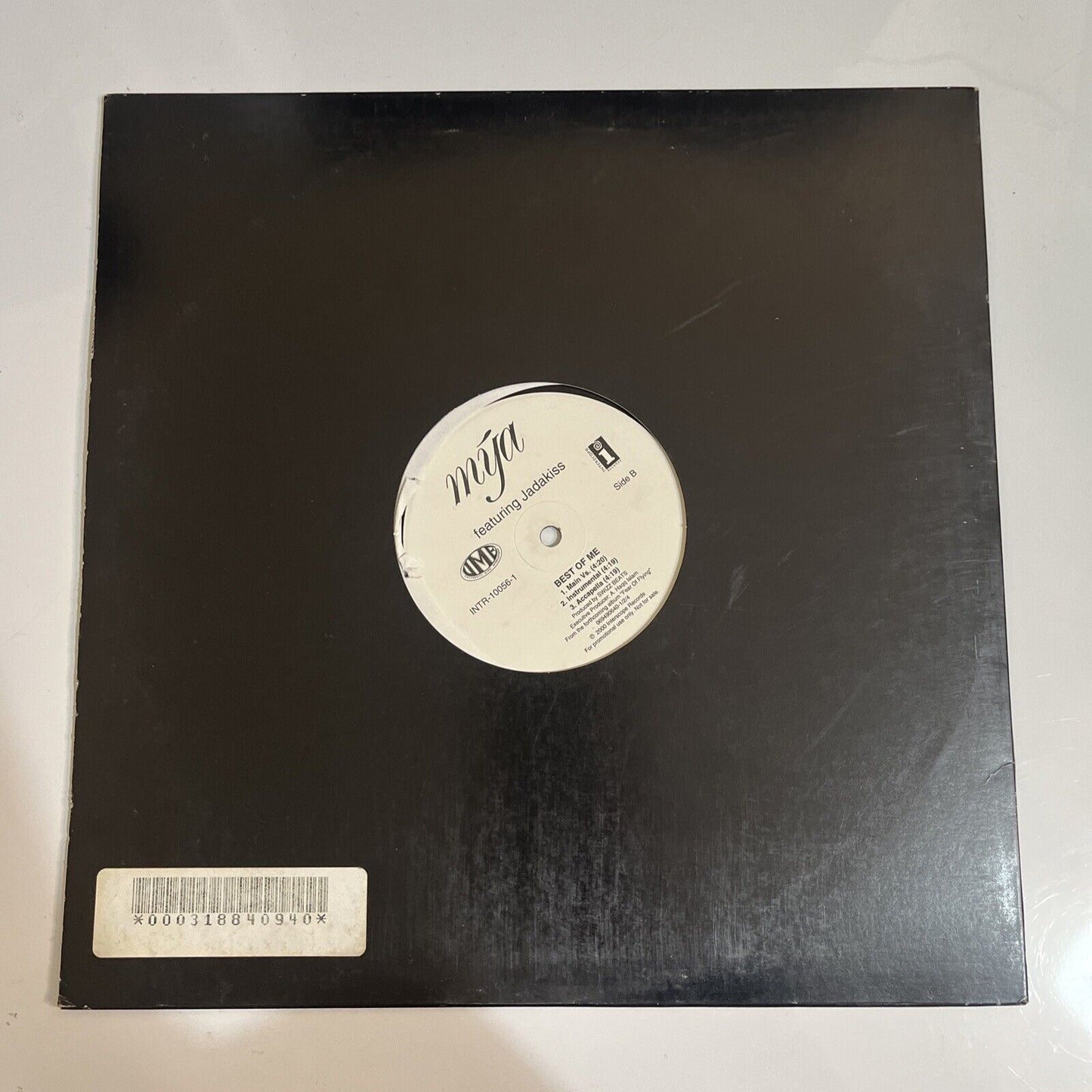 Mya Feat. Jadakiss – The Best Of Me 2000 Vinyl 12" Record INTR-10056-1