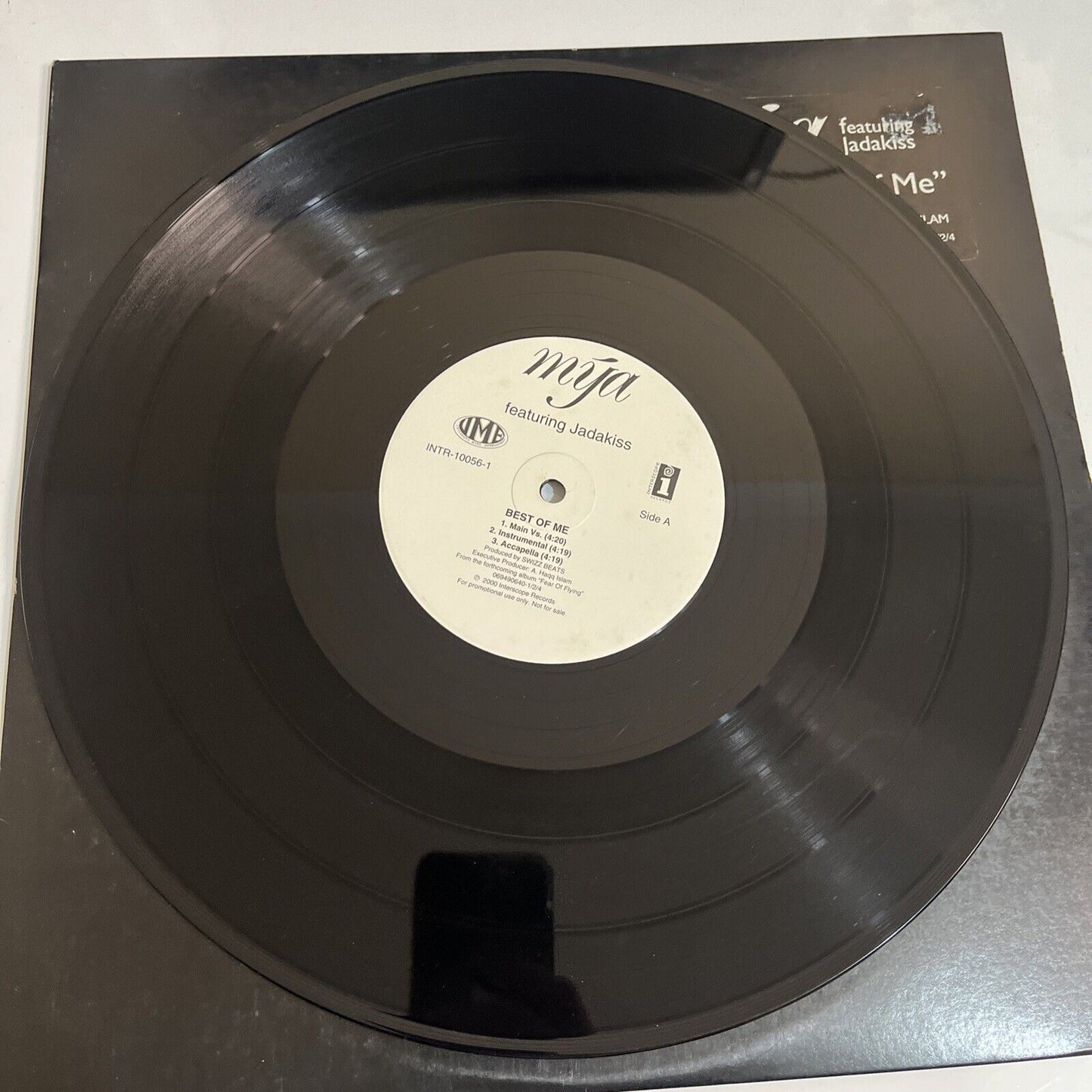 Mya Feat. Jadakiss – The Best Of Me 2000 Vinyl 12" Record INTR-10056-1