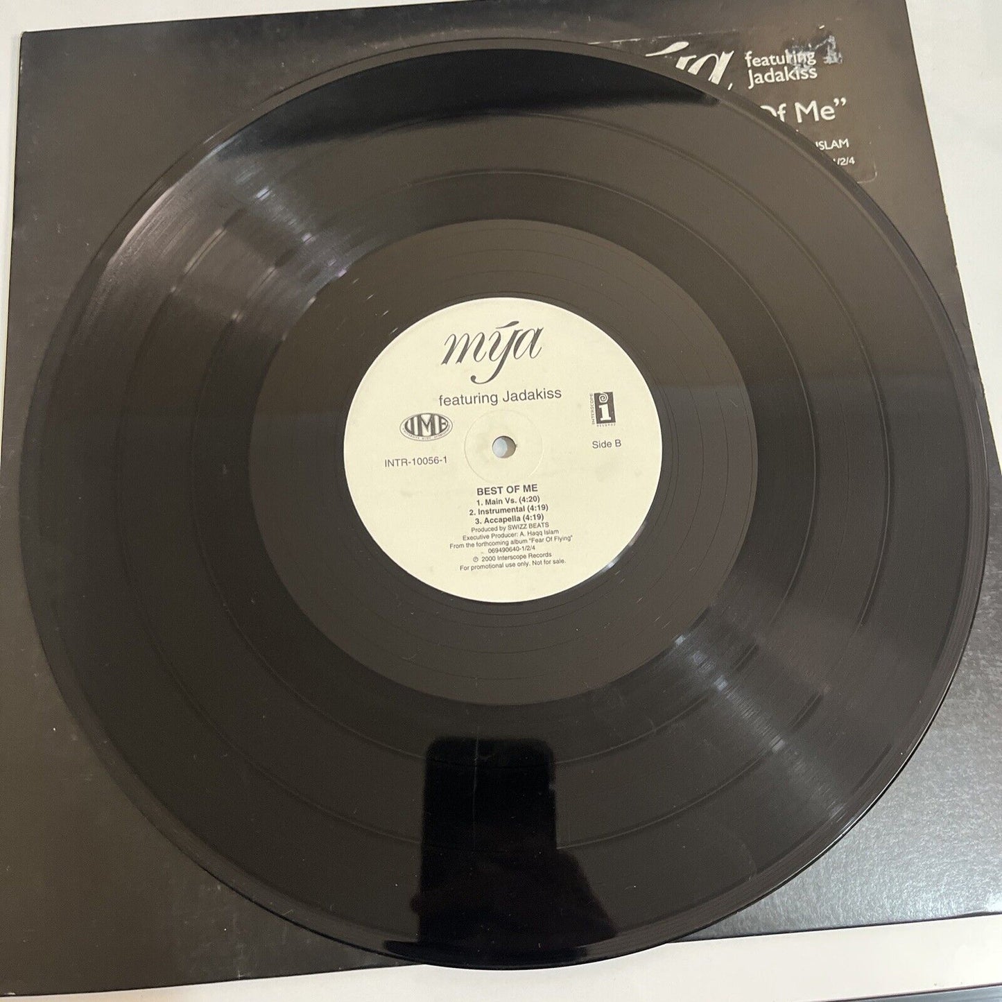 Mya Feat. Jadakiss – The Best Of Me 2000 Vinyl 12" Record INTR-10056-1