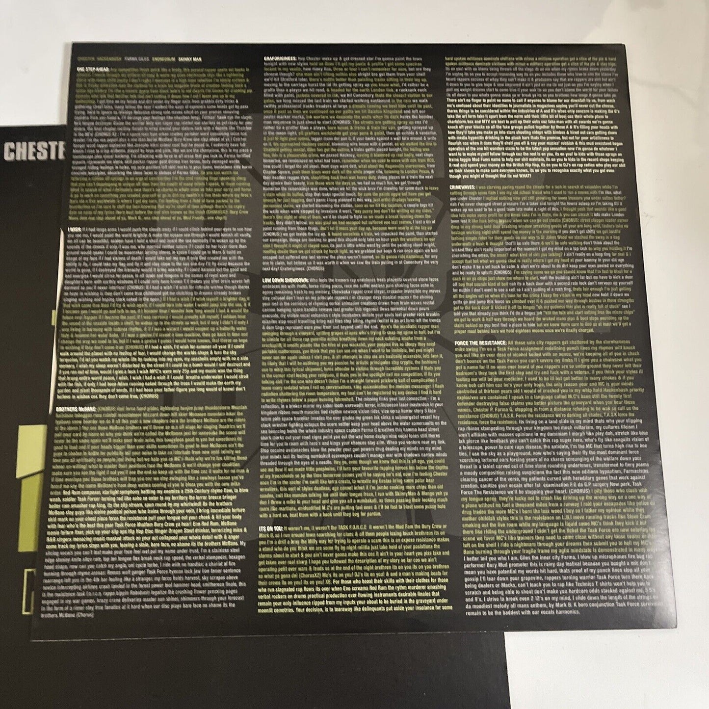 Task Force – New Mic Order LP Vinyl 1999 Record KBR 1005