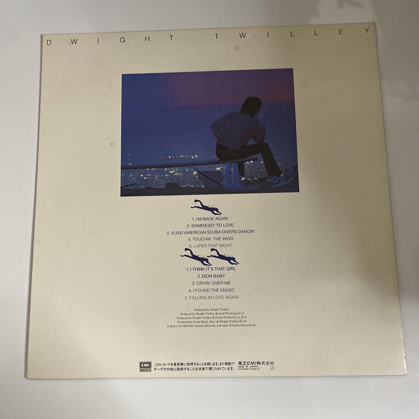 Dwight Twilley – Scuba Divers LP 1982 Vinyl Record EMI EYS-81489