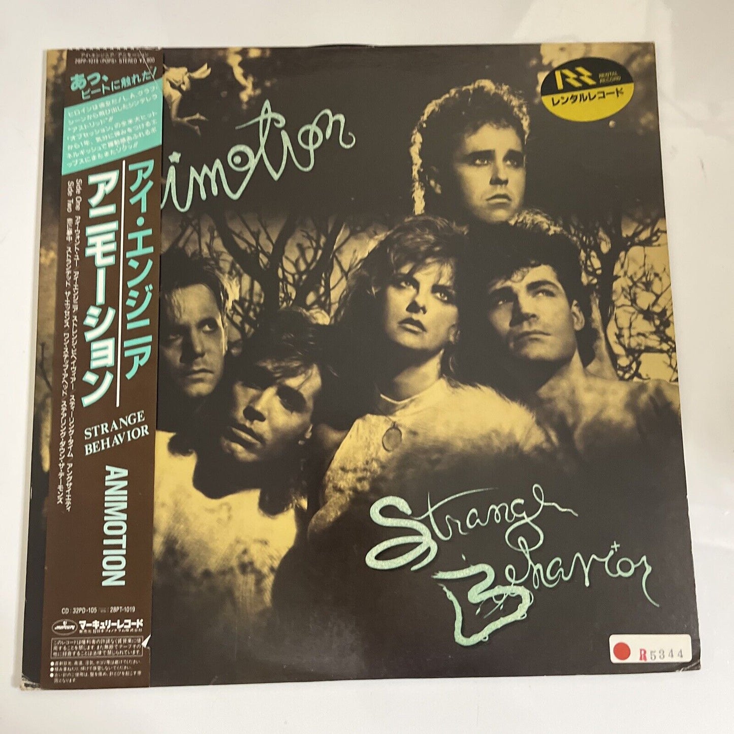 Animotion – Strange Behavior LP 1986 Vinyl Obi Japan Mercury Records 28PP-1019