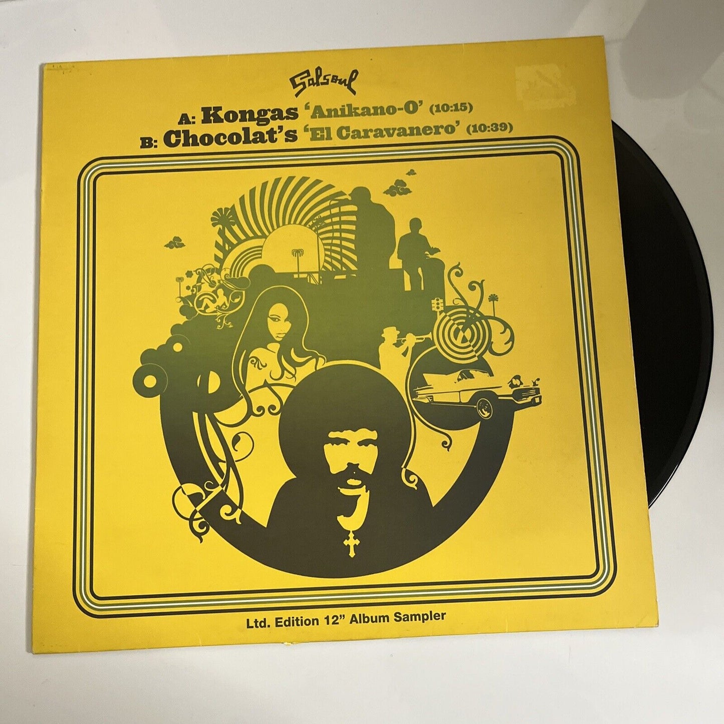 Kongas / Chocolat's – Anikano-O / El Caravanero Limited Ed 12" Vinyl Record 2005