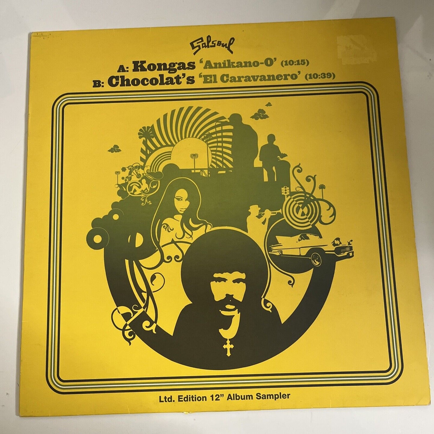 Kongas / Chocolat's – Anikano-O / El Caravanero Limited Ed 12" Vinyl Record 2005