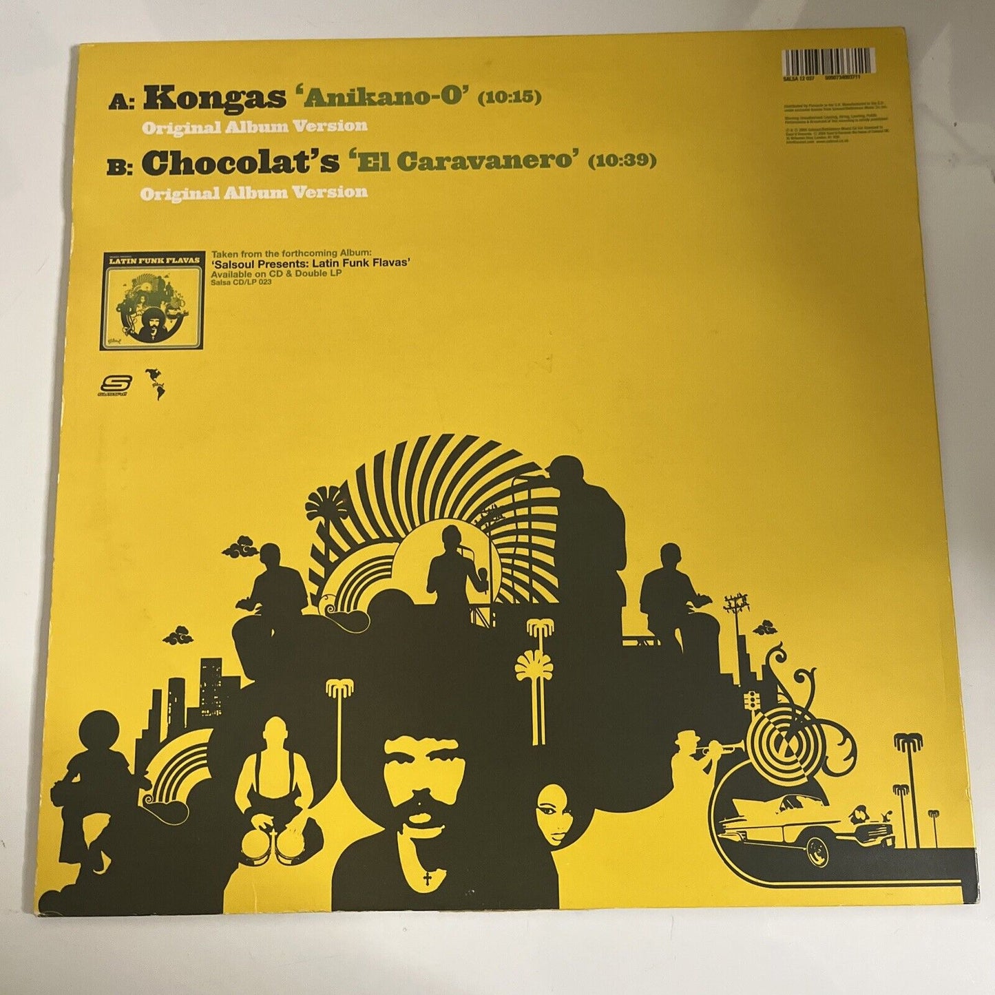 Kongas / Chocolat's – Anikano-O / El Caravanero Limited Ed 12" Vinyl Record 2005
