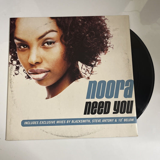 Noora – Need You 12" Vinyl Record 1999 WEA