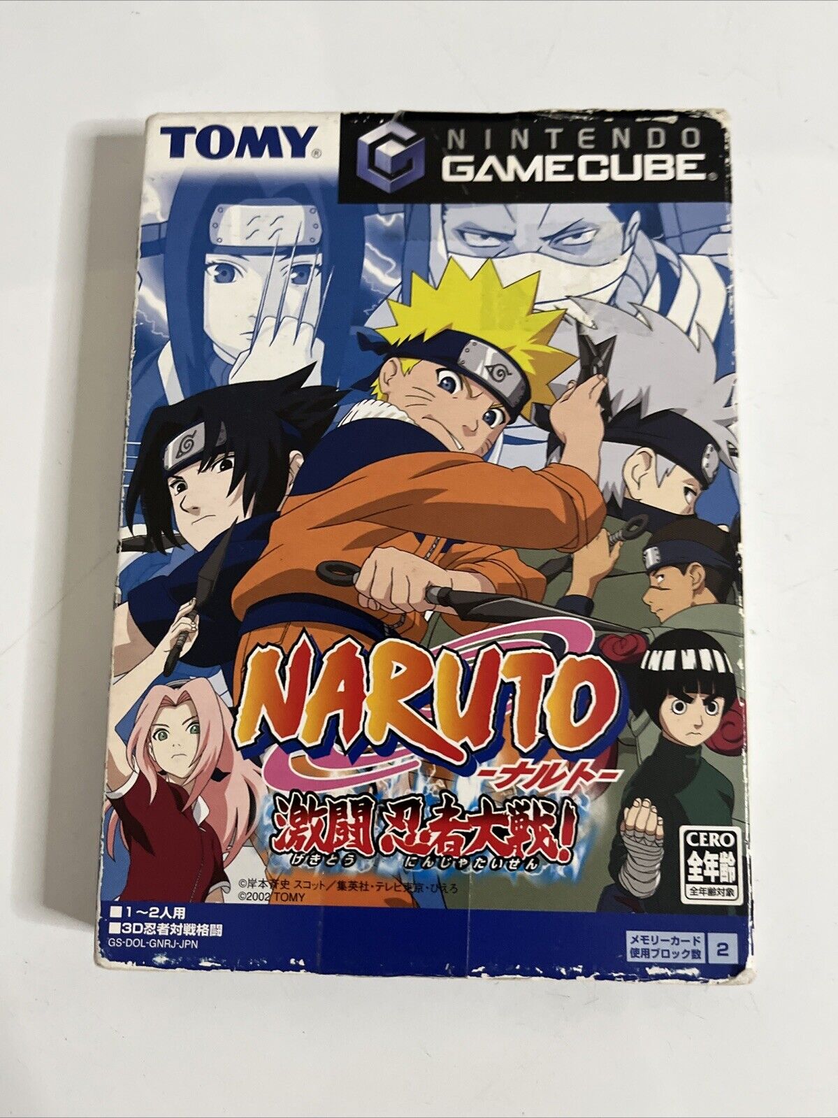 Naruto: Clash of Ninja  GC Nintendo GameCube NTSC-J JAPAN 2003 Game Complete