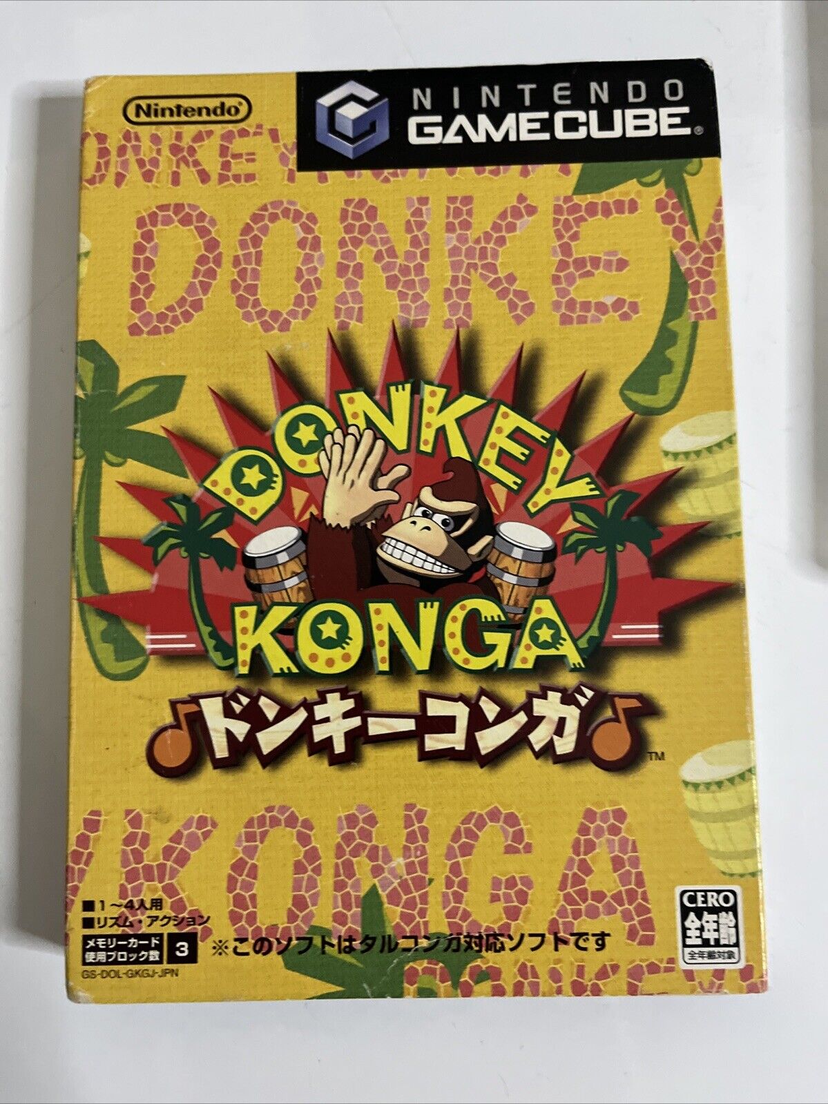 Donkey Konga GC Nintendo GameCube NTSC-J JAPAN 2003 Music Game