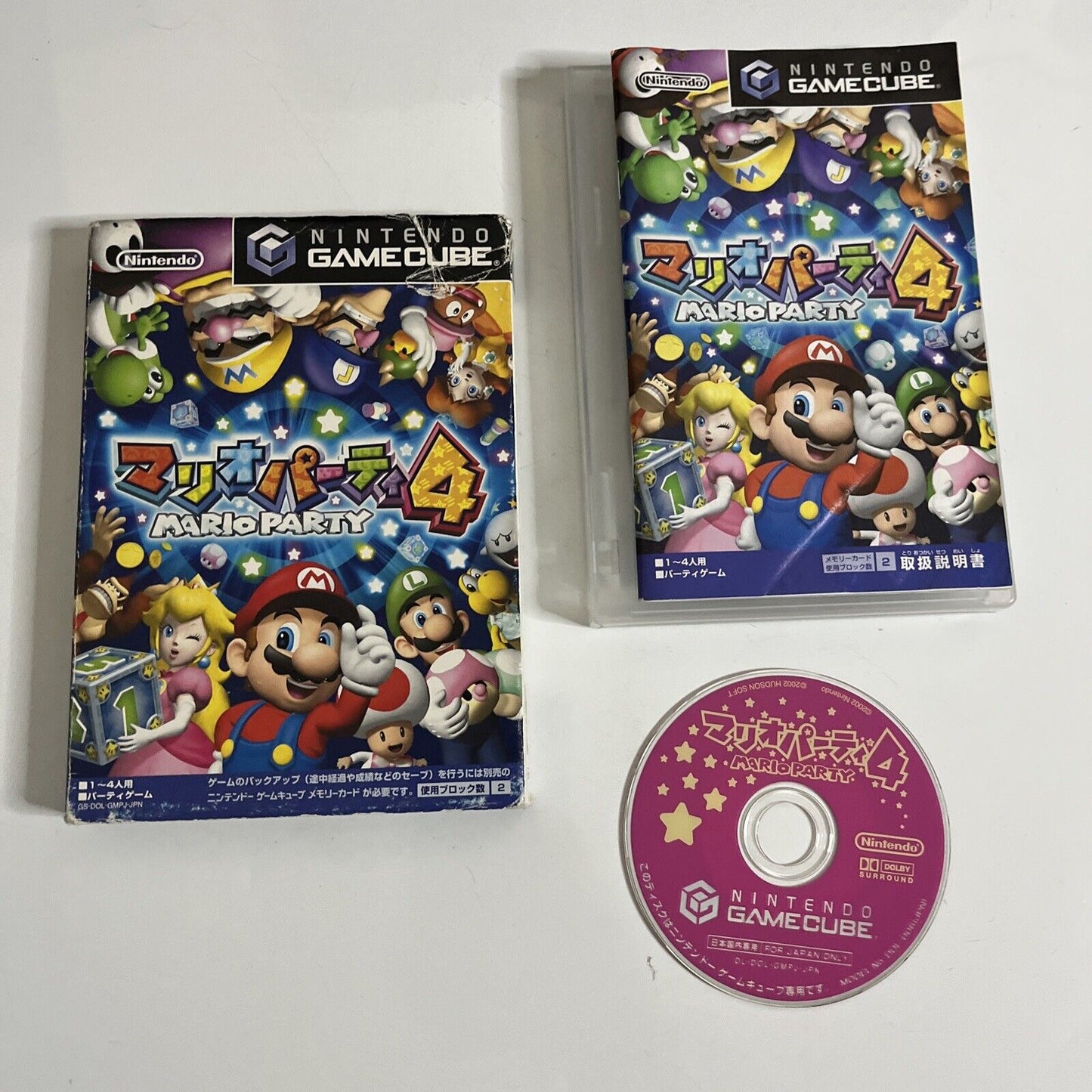 Mario Party 4 GC Nintendo GameCube NTSC-J JAPAN 2002 Game Complete