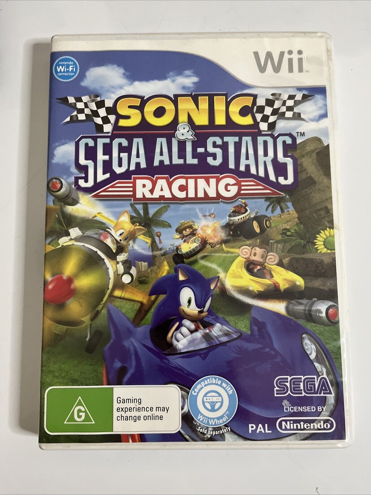 Sonic & Sega All-Stars Racing  Nintendo Wii PAL Game Complete