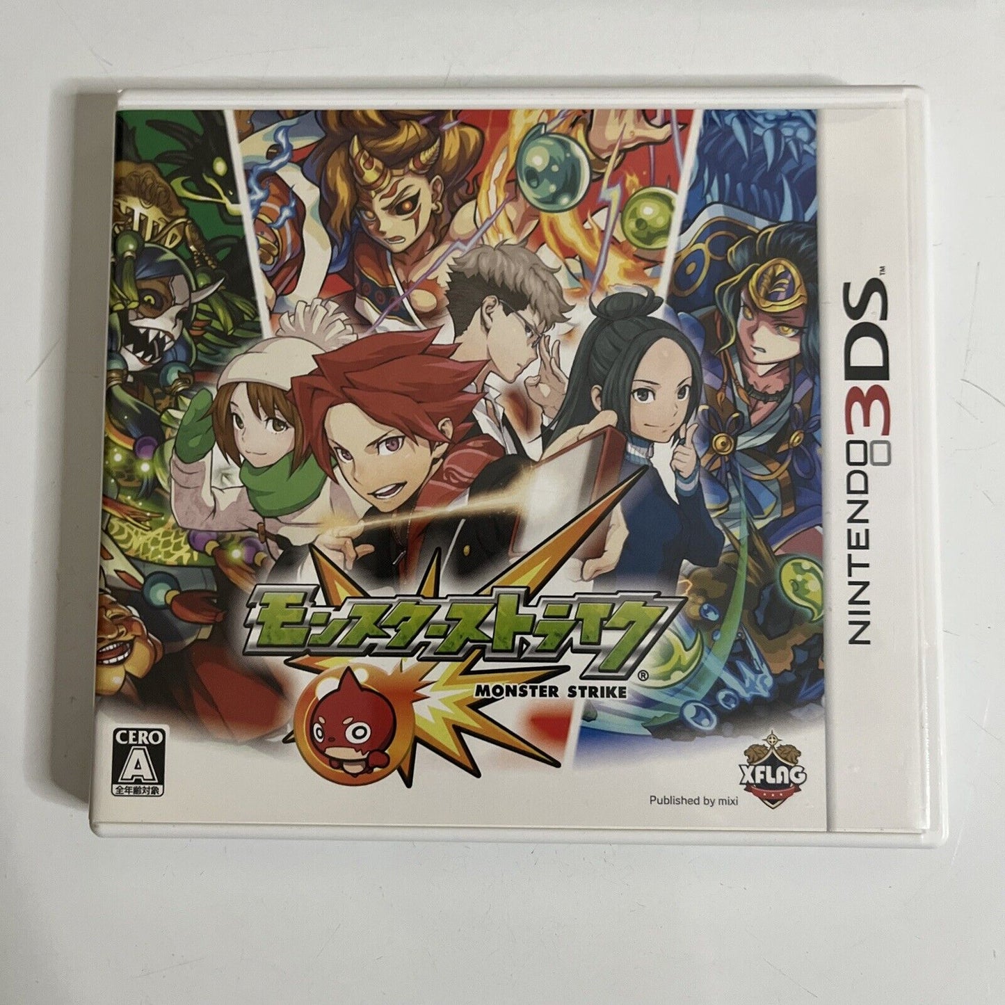 Monster Strike  3DS Nintendo JAPAN 2015 Game Complete