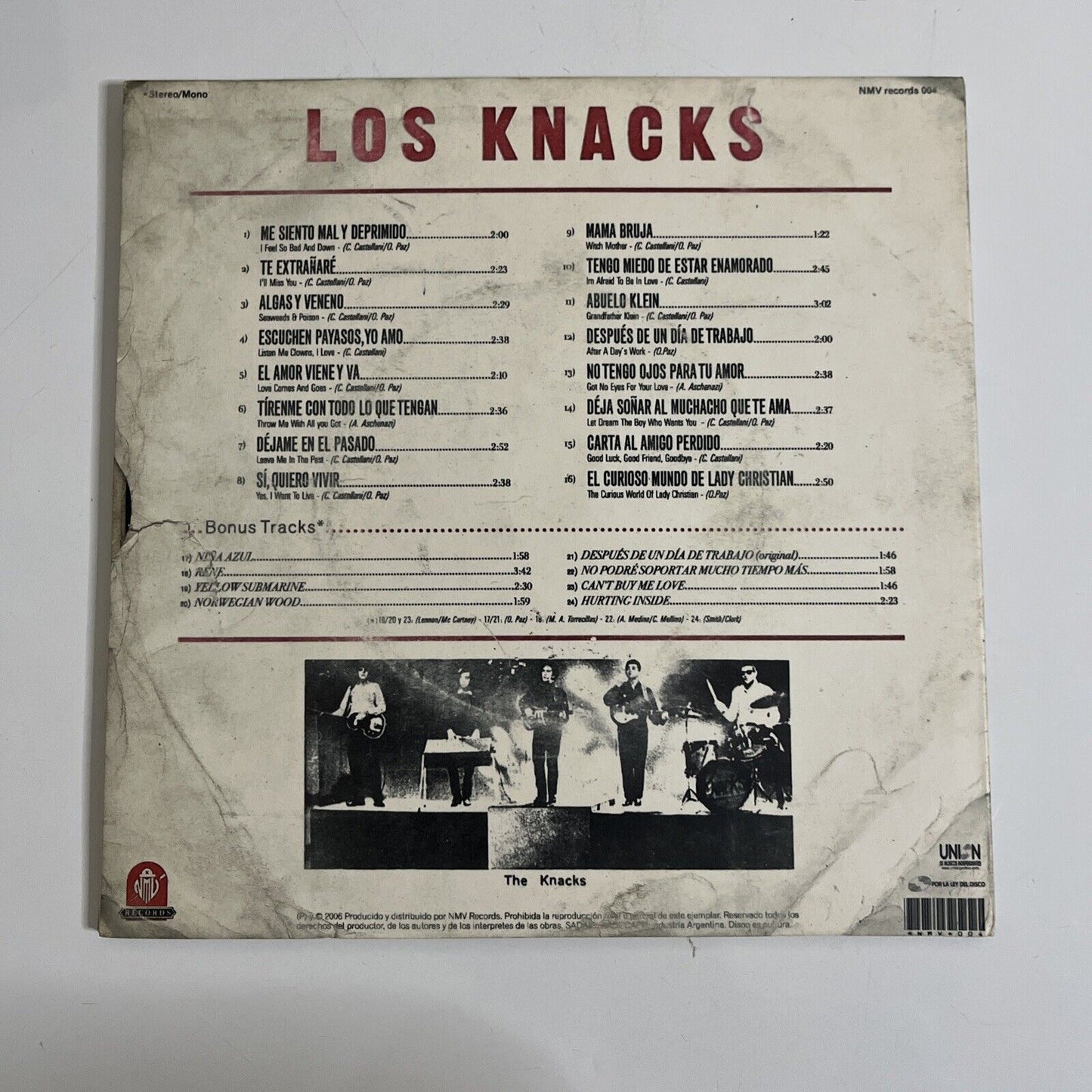 The Knacks – Anthology (CD, 2006)  NMV Records Digpak
