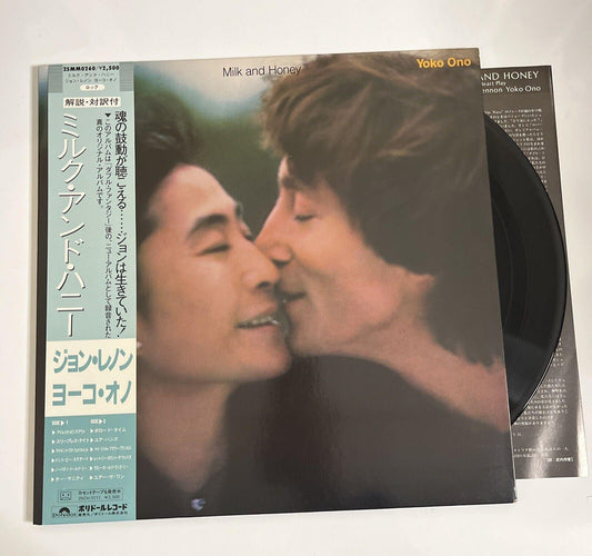 John Lennon & Yoko Ono – Milk And Honey 1984 LP Vinyl Record Gatefold Obi Japan